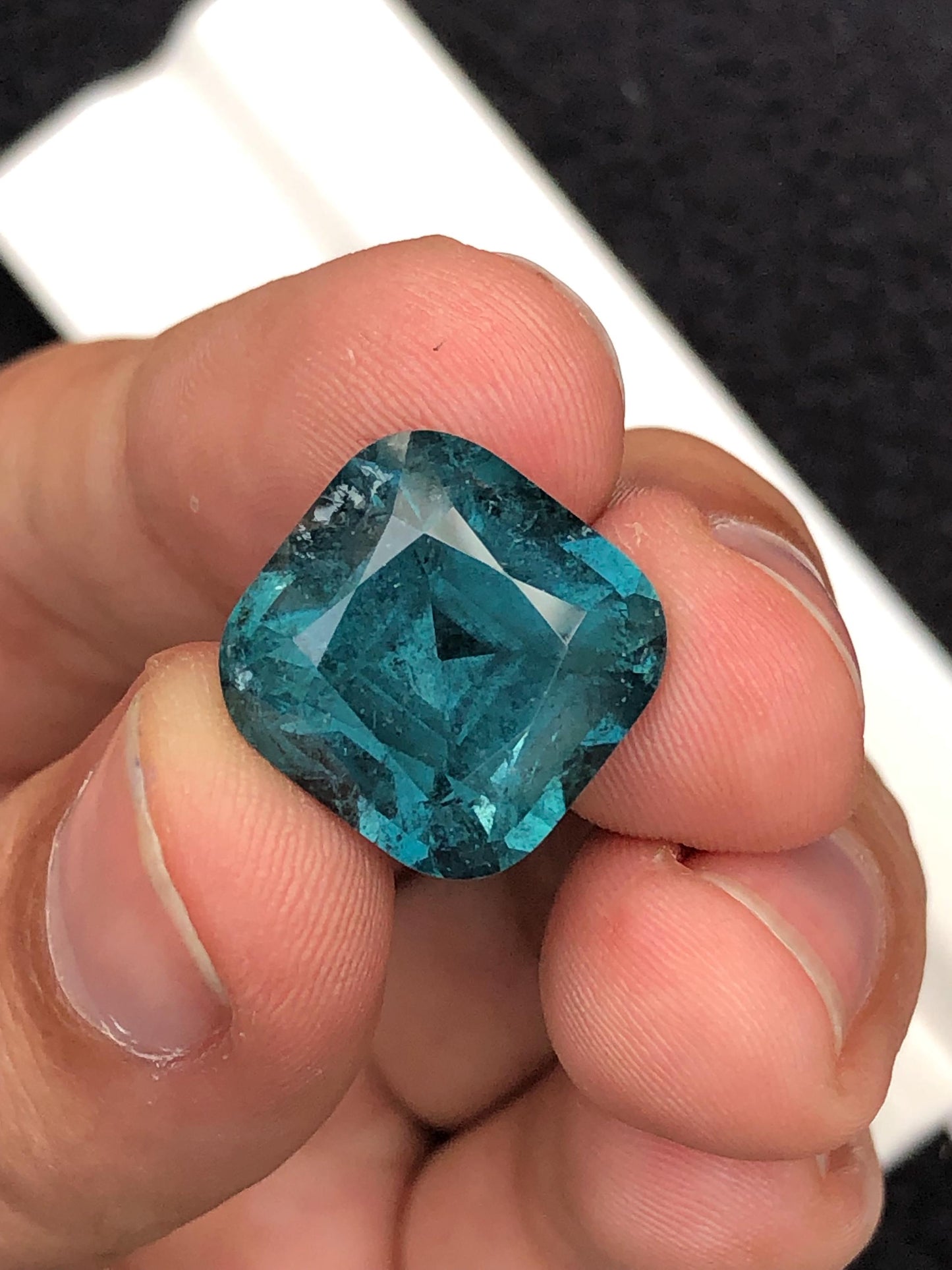 Blue tourmaline 20 carat