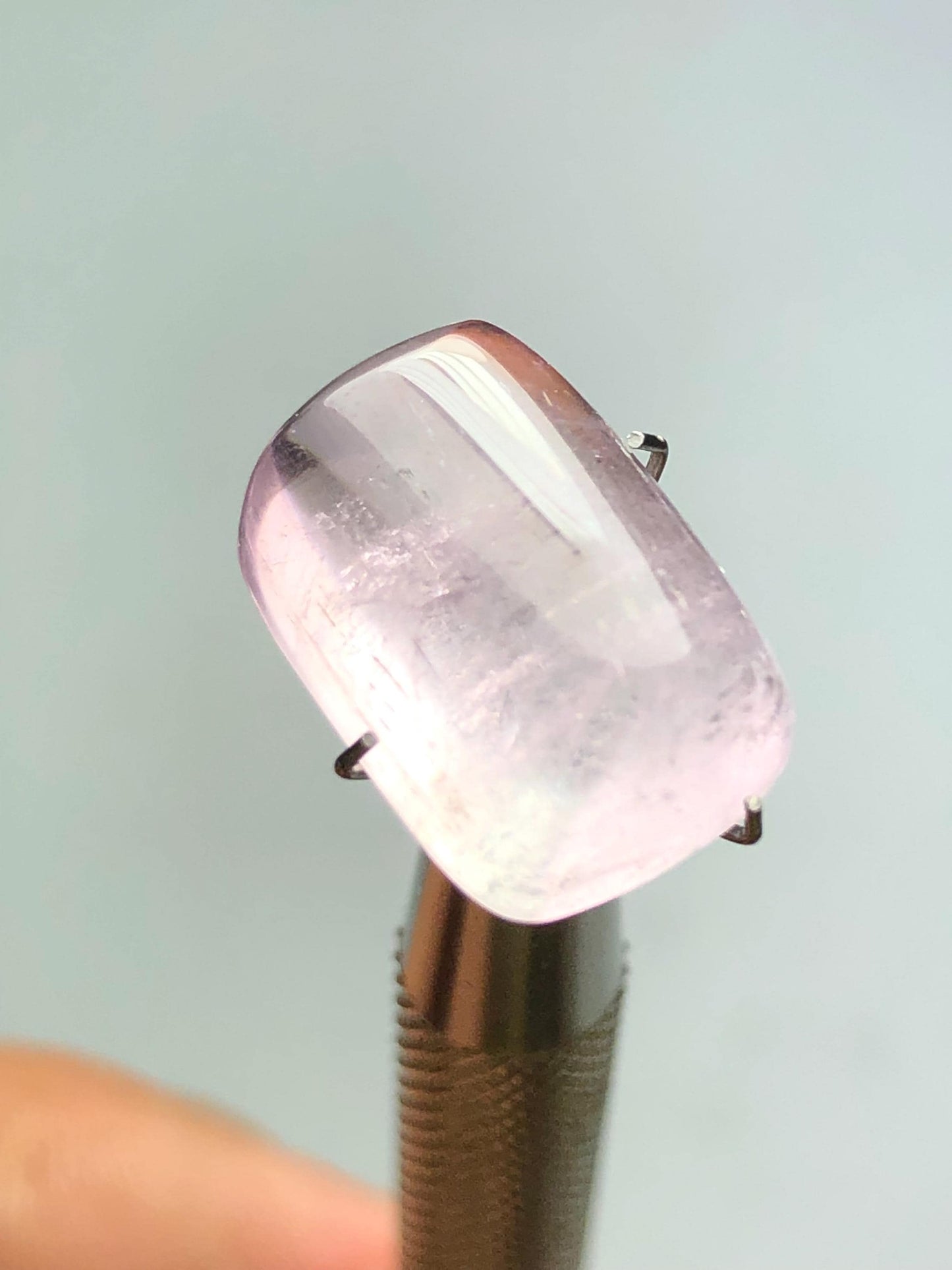 11 cts baby pink tourmaline cabochon flat back