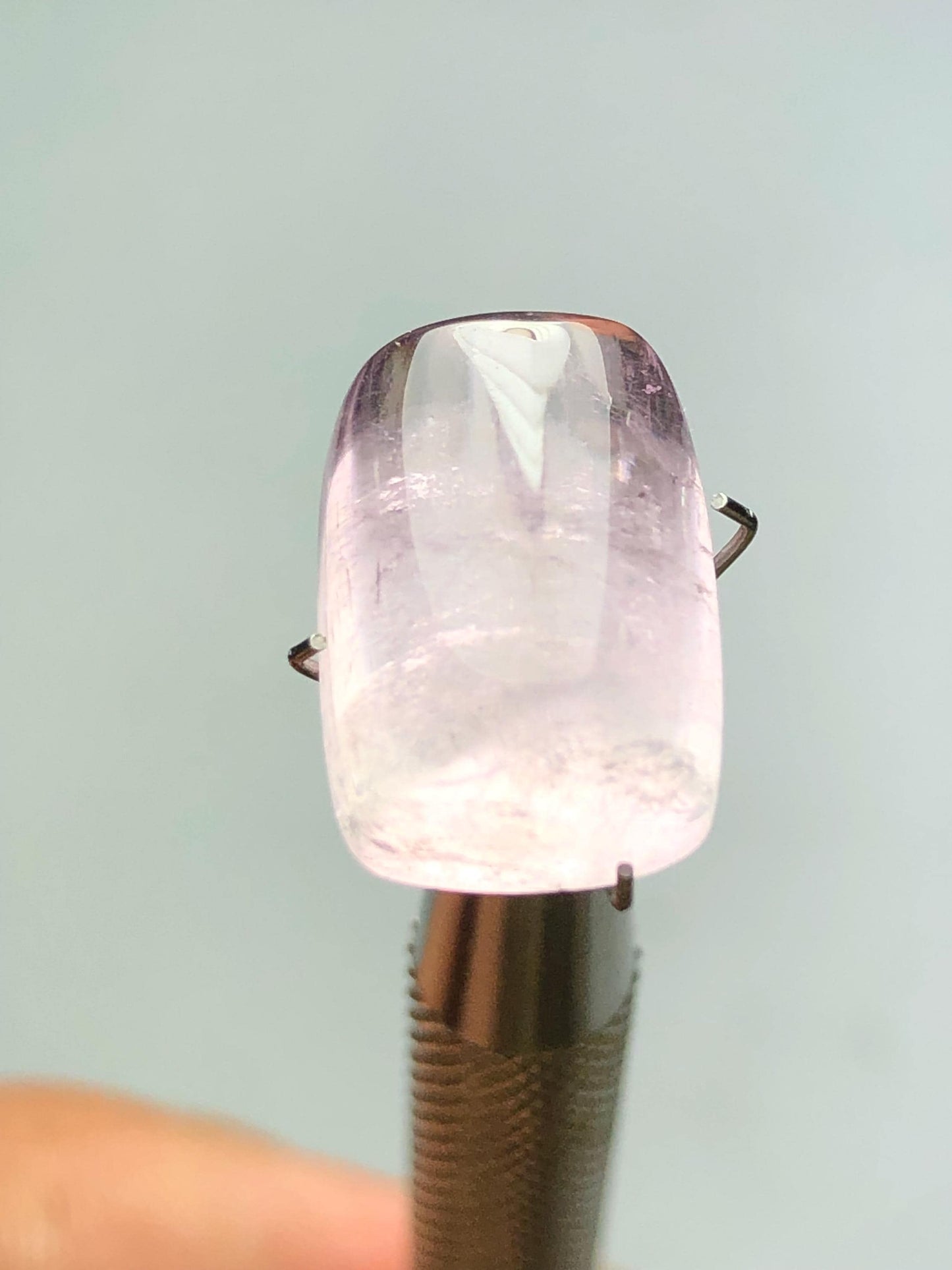 11 cts baby pink tourmaline cabochon flat back