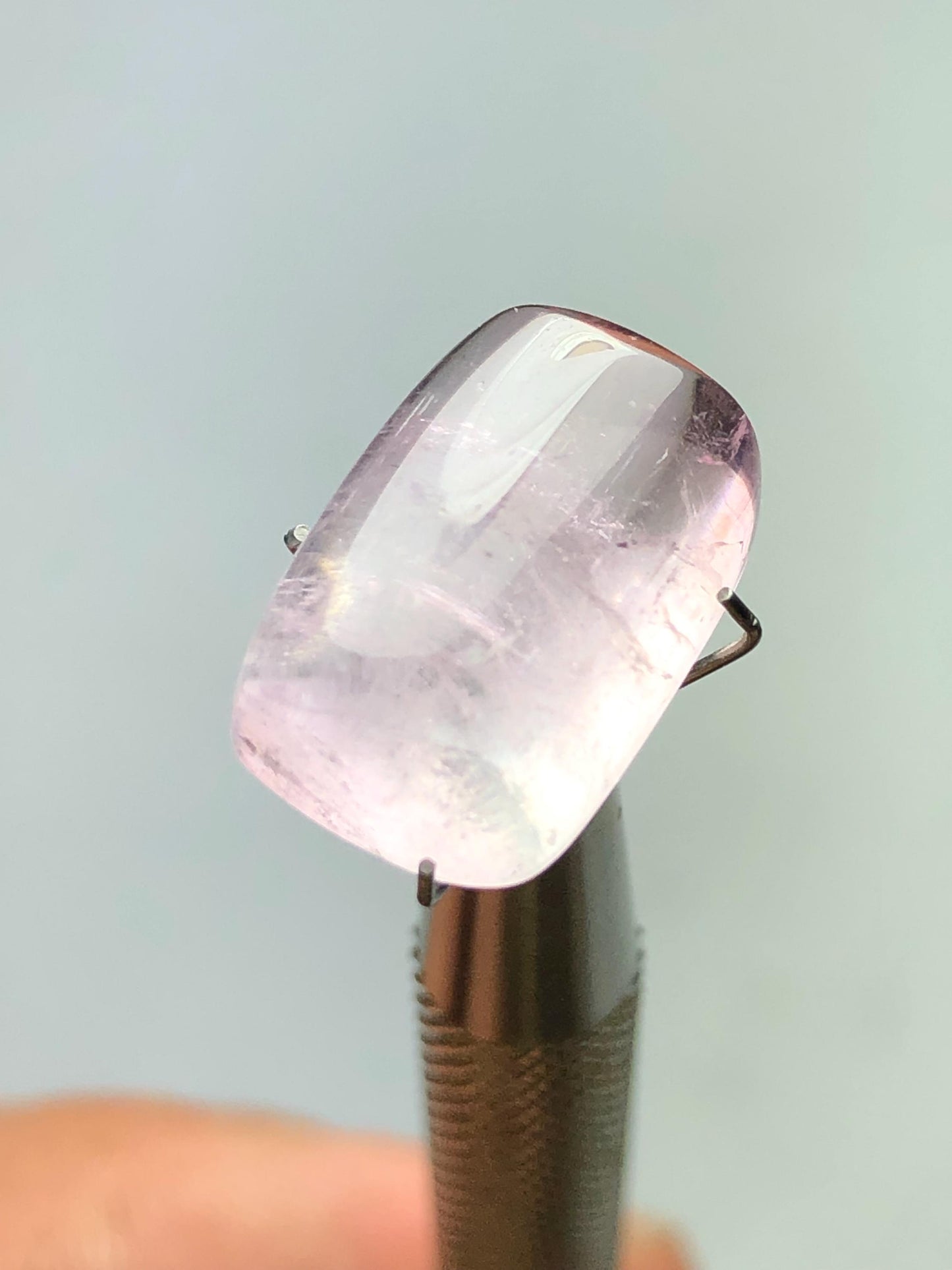 11 cts baby pink tourmaline cabochon flat back