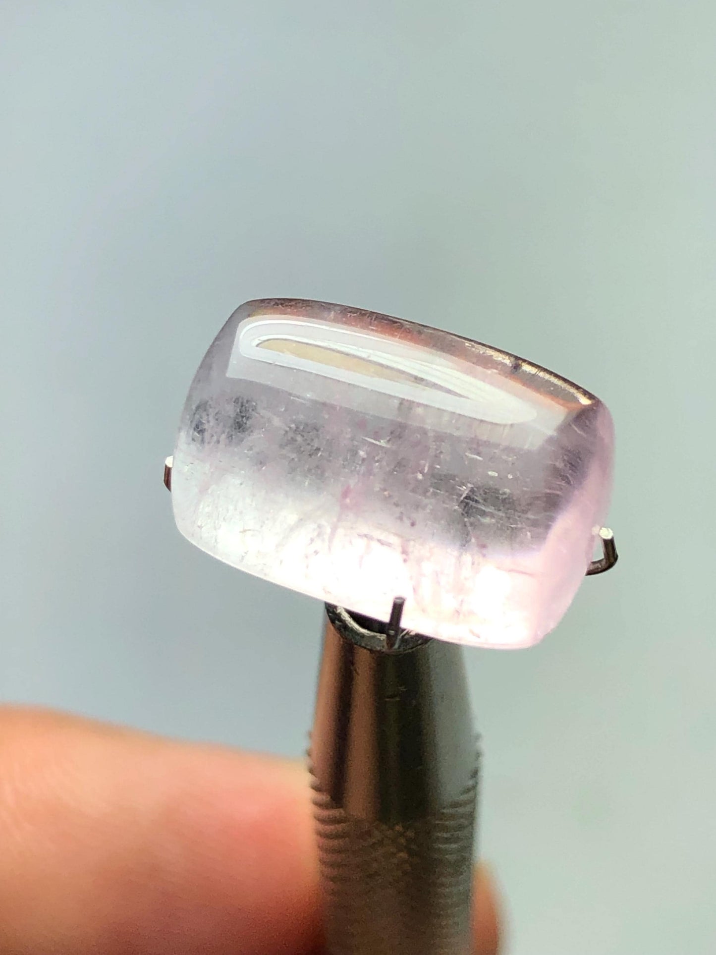 11 cts baby pink tourmaline cabochon flat back