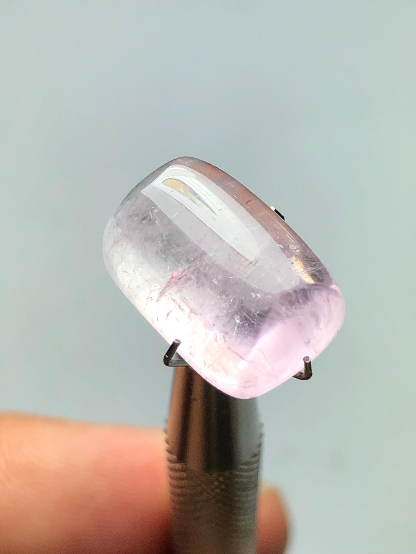 11 cts baby pink tourmaline cabochon flat back