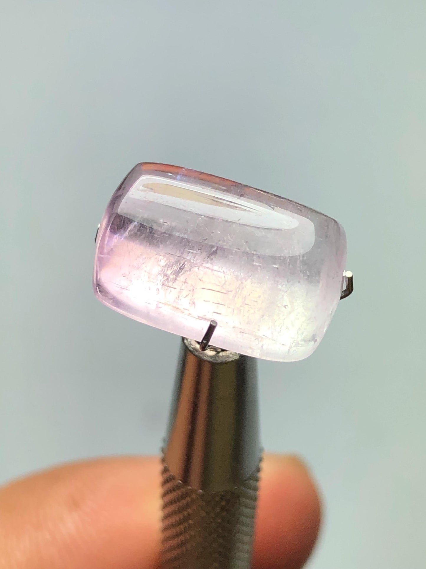 11 cts baby pink tourmaline cabochon flat back