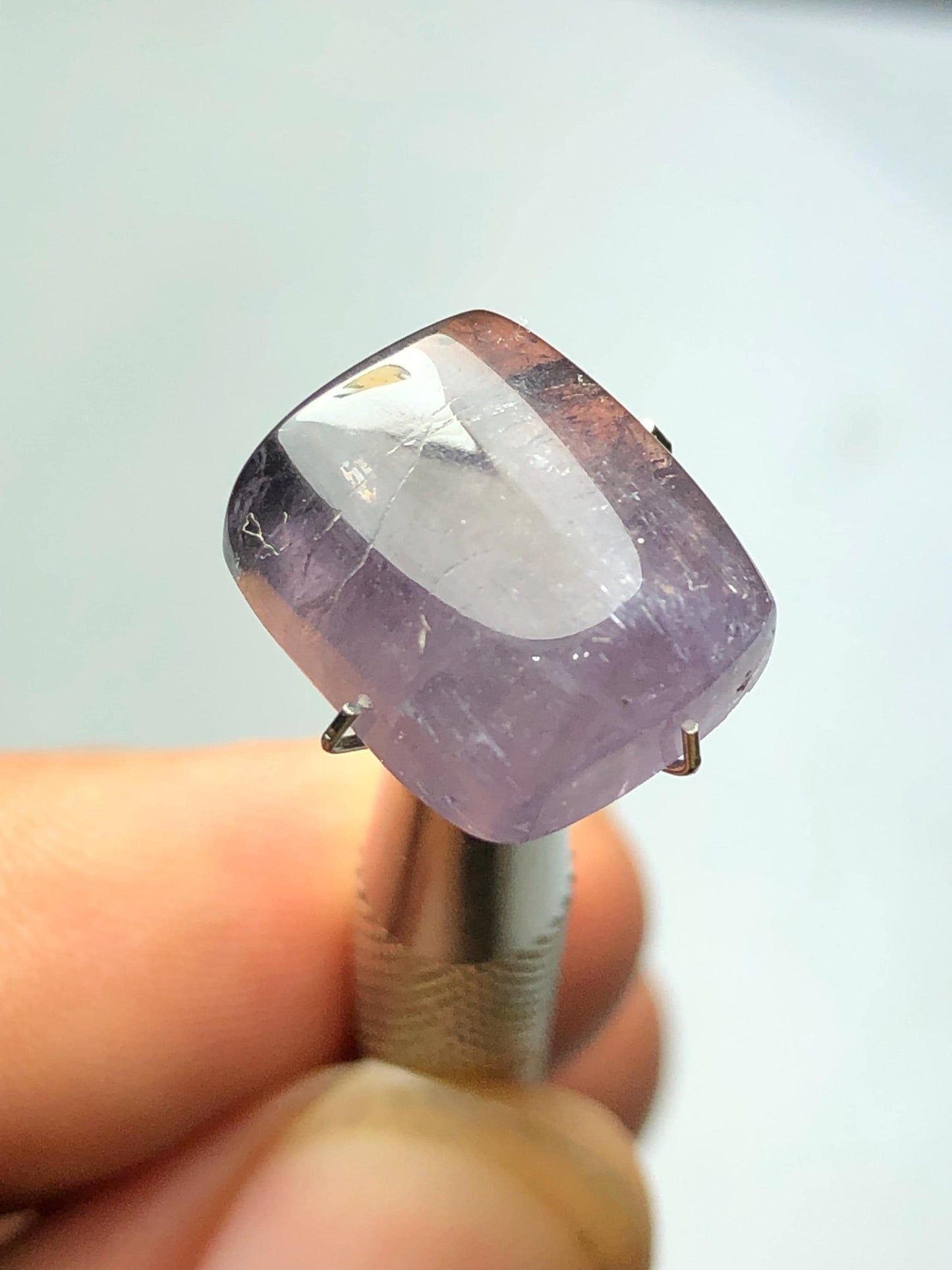 13.30 cts purple tourmaline cabochon flat back