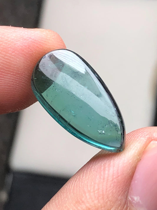 Blue tourmaline cabochon 8.80 carats