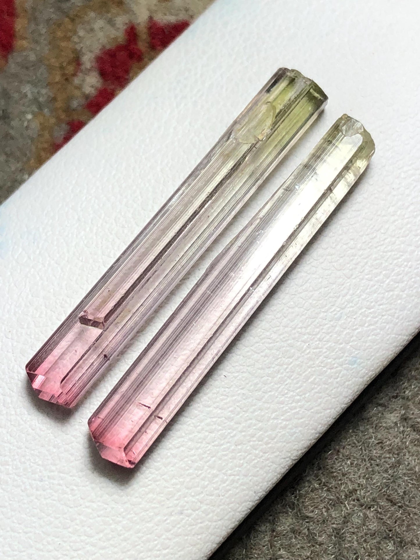 Paprook Tourmaline Crystal Pair 15.90 ct - Collector Specimen from Afghanistan (Paprook/Kunar)