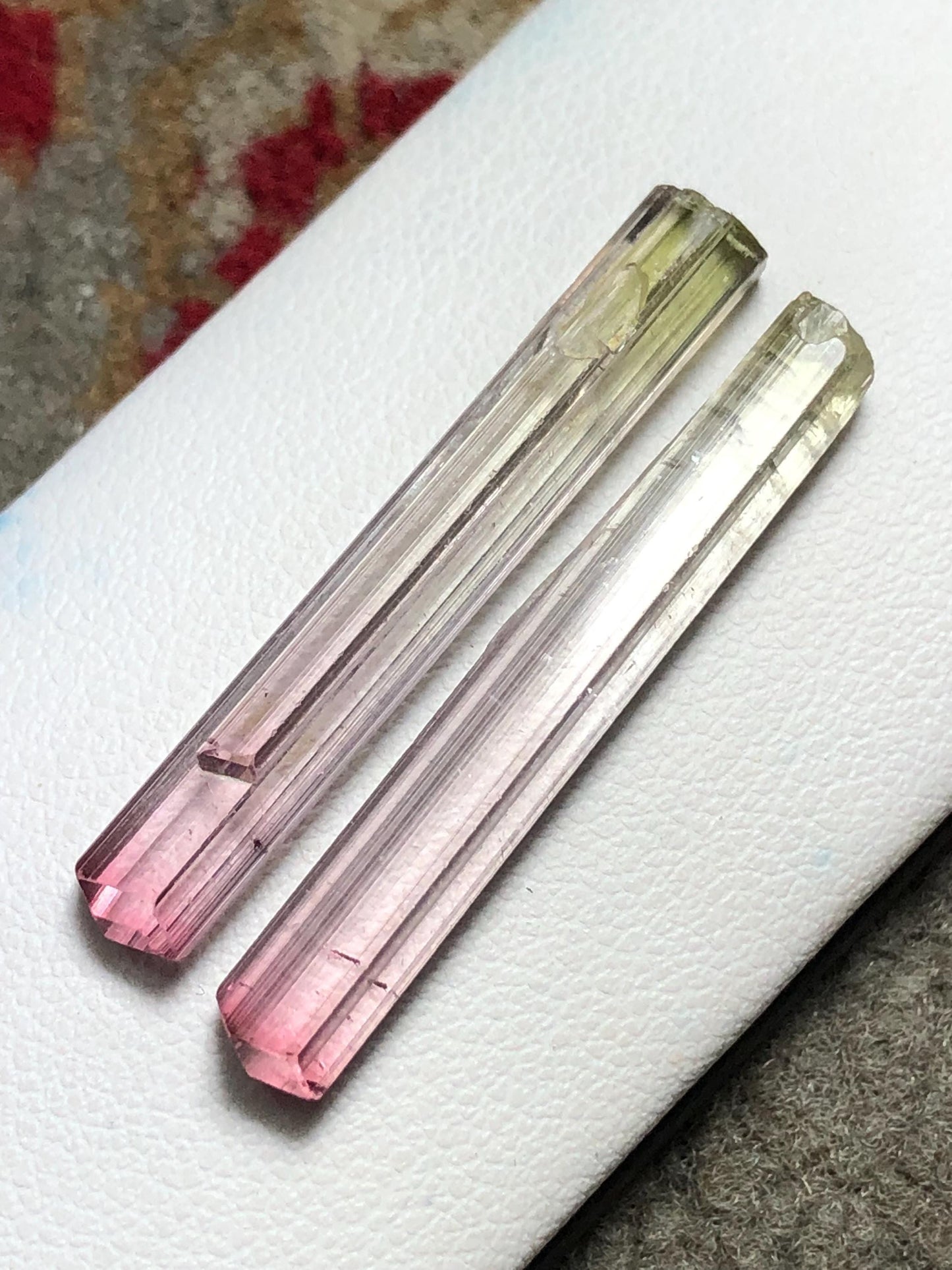 Paprook Tourmaline Crystal Pair 15.90 ct - Collector Specimen from Afghanistan (Paprook/Kunar)