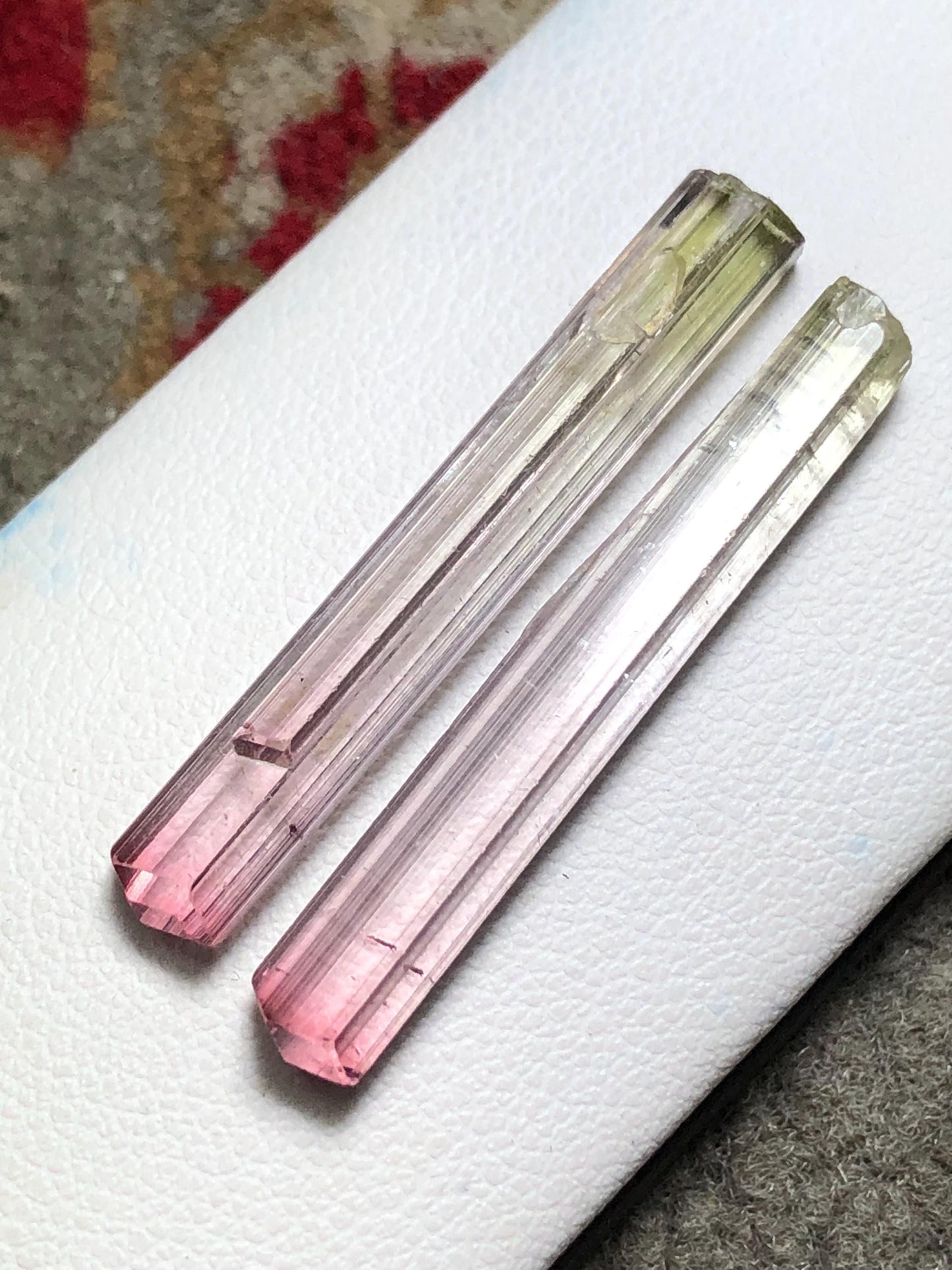Paprook Tourmaline Crystal Pair 15.90 ct - Collector Specimen from Afghanistan (Paprook/Kunar)