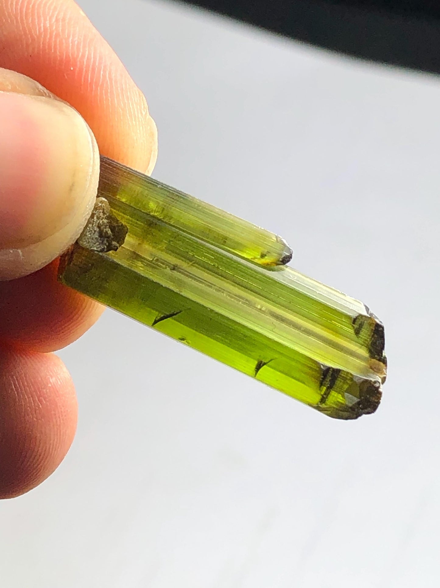 Olive Green Tourmaline Crystal 20 ct – Rare Afghan Collector Gem
