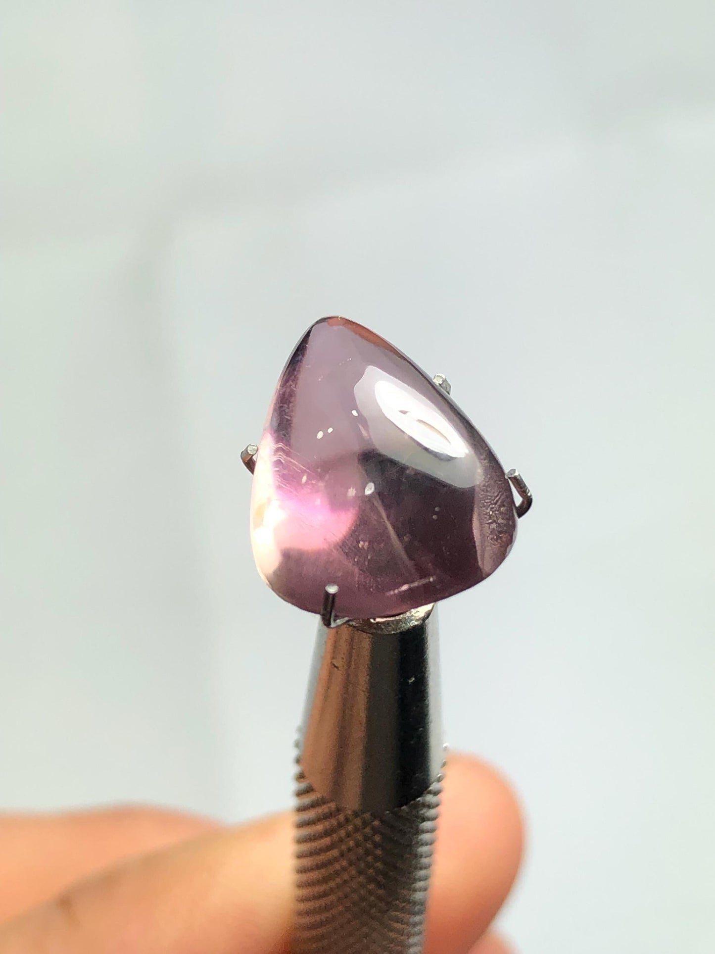 Diaspore Cabochon 6.75 ct - Grounding Stone for Healing Jewelry