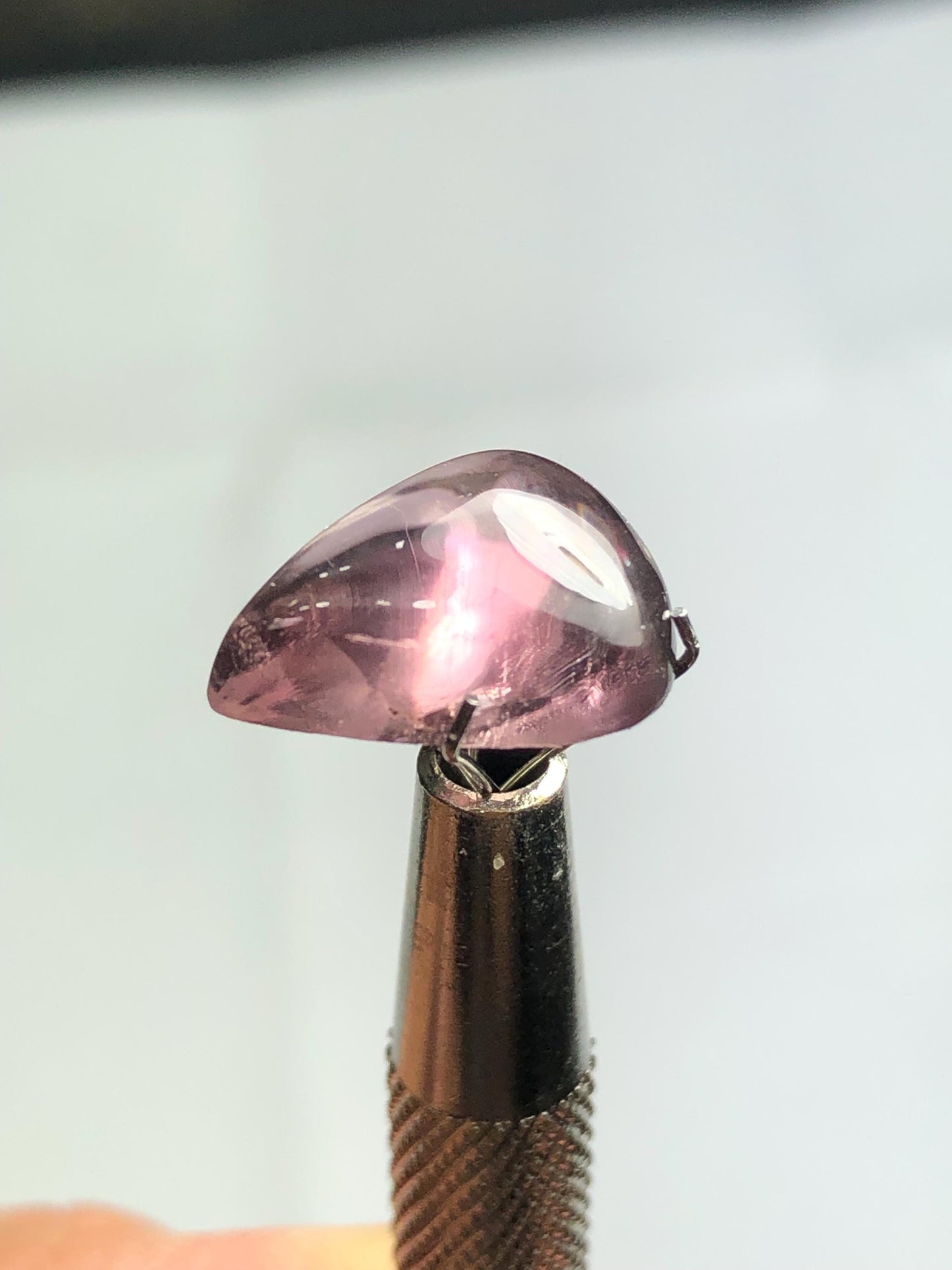 Diaspore Cabochon 6.75 ct - Grounding Stone for Healing Jewelry