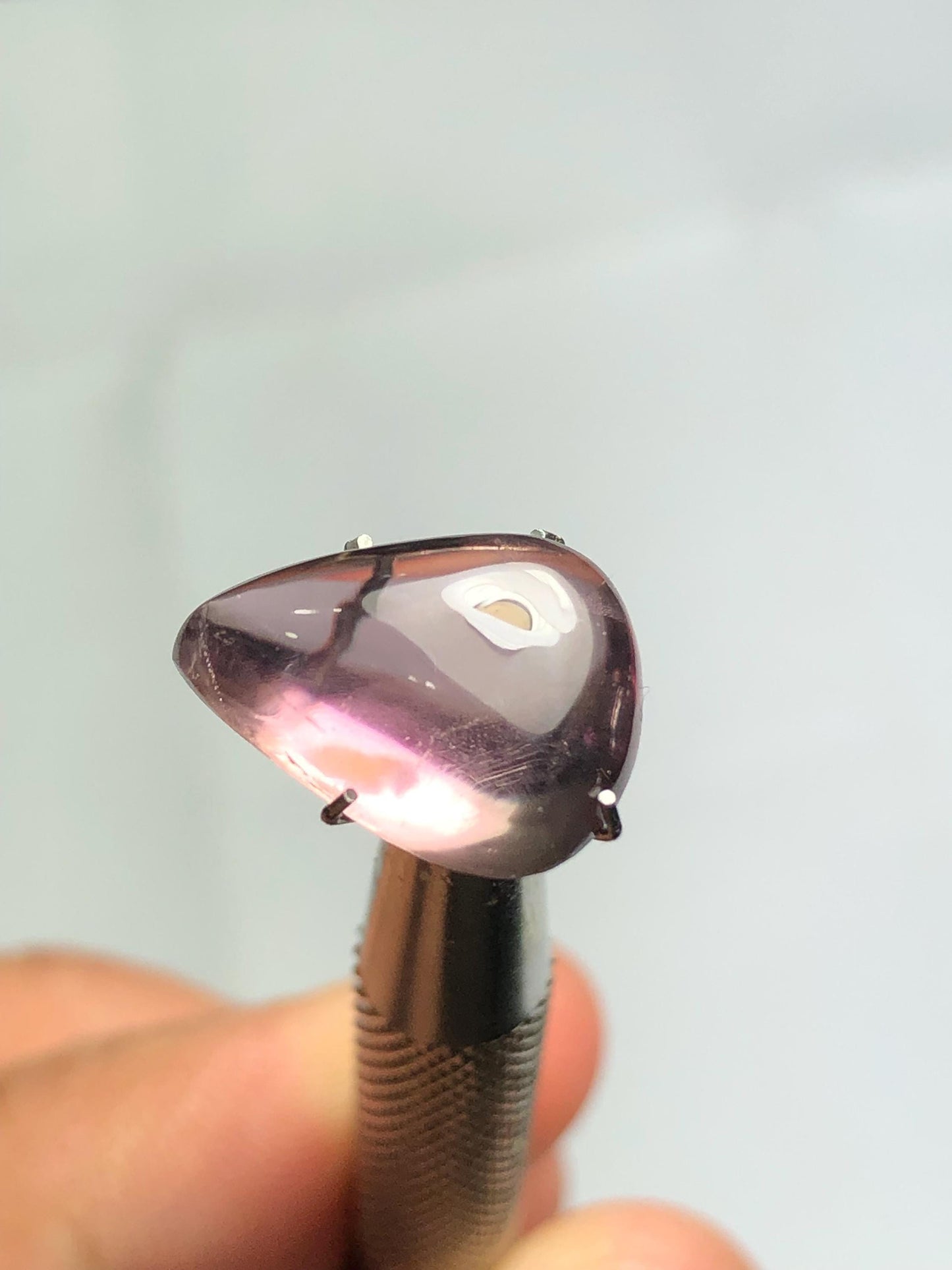 Diaspore Cabochon 6.75 ct - Grounding Stone for Healing Jewelry