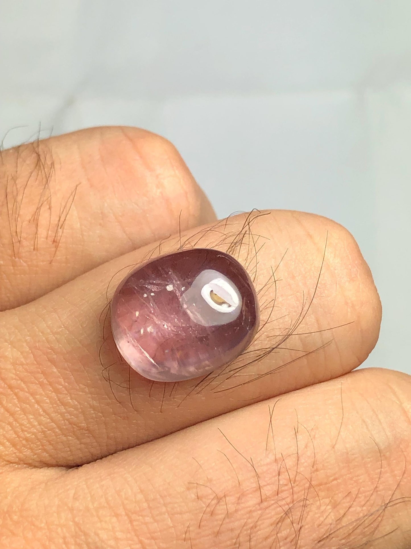 Diaspore Cabochon 12 ct - Elegant Natural Gem for Jewelry Design