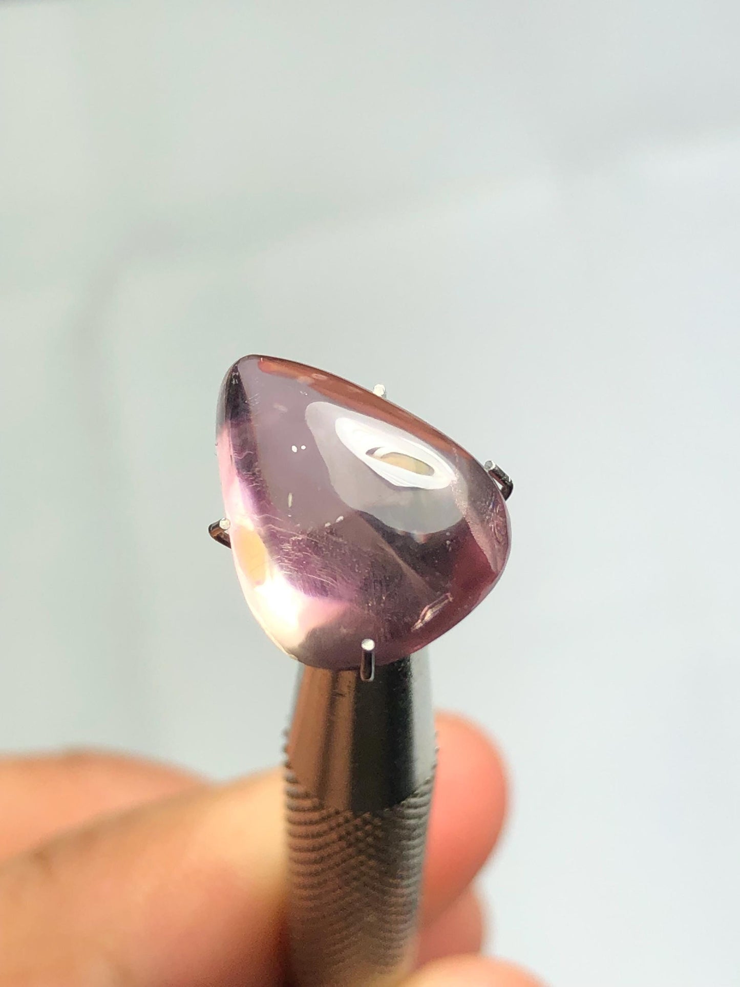 Diaspore Cabochon 6.75 ct - Grounding Stone for Healing Jewelry