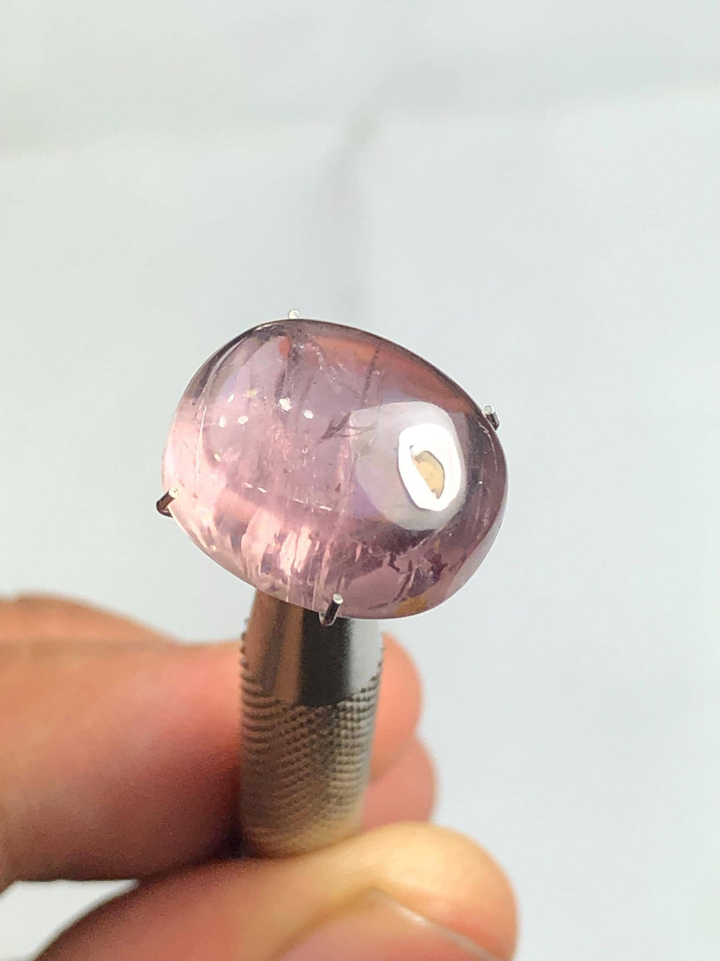 Diaspore Cabochon 12 ct - Elegant Natural Gem for Jewelry Design