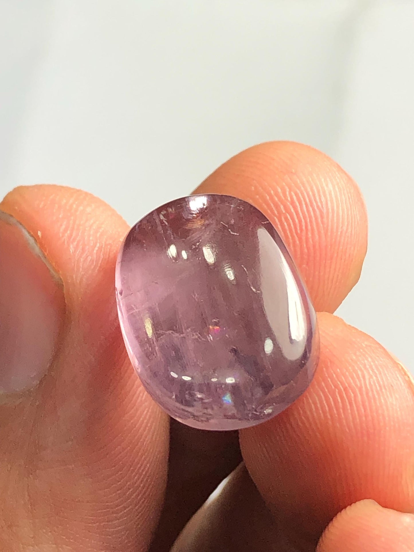 Diaspore Cabochon 18 ct - Rare Gem of Transformation and Strength