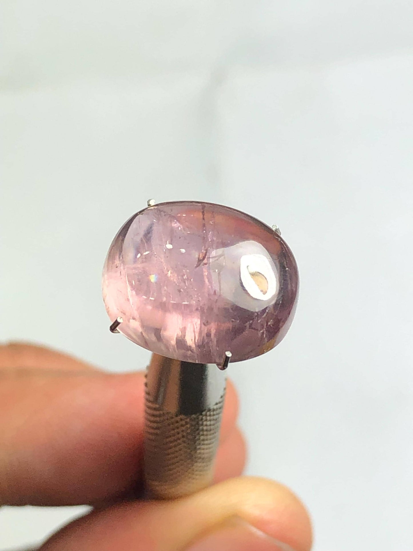 Diaspore Cabochon 12 ct - Elegant Natural Gem for Jewelry Design