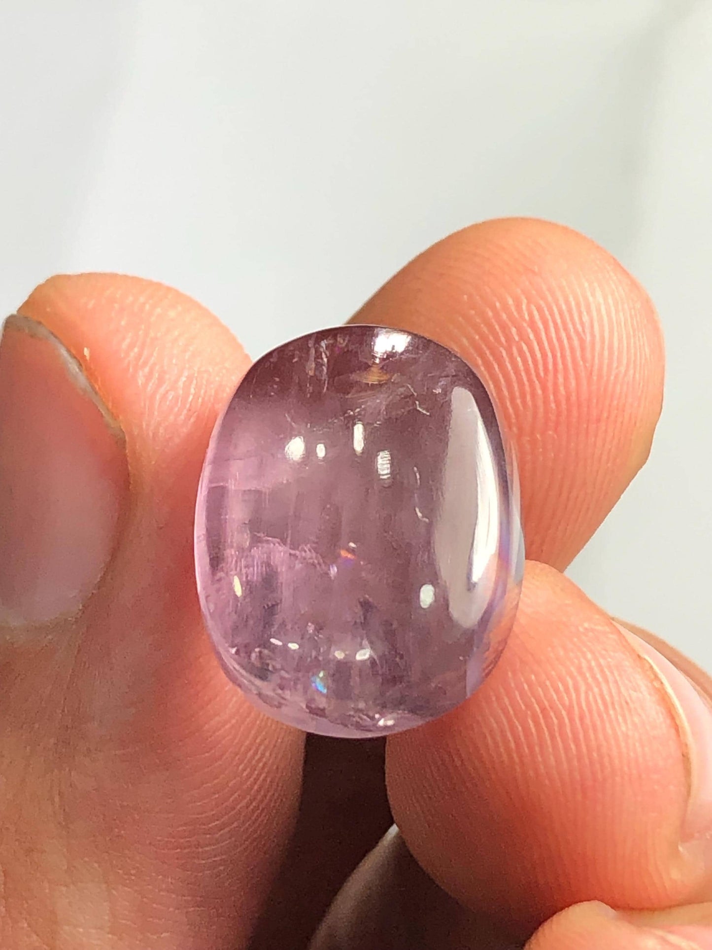 Diaspore Cabochon 18 ct - Rare Gem of Transformation and Strength