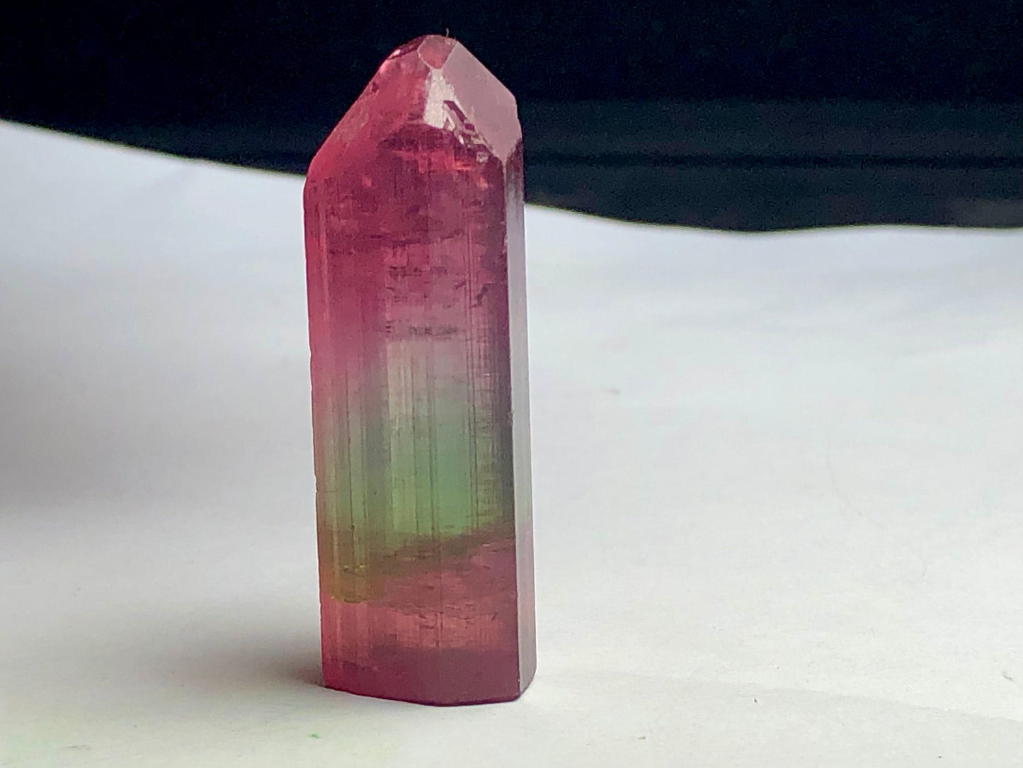 Tri Colour Tourmaline Crystal 11.60 g - Terminated Afghan Collector Stone
