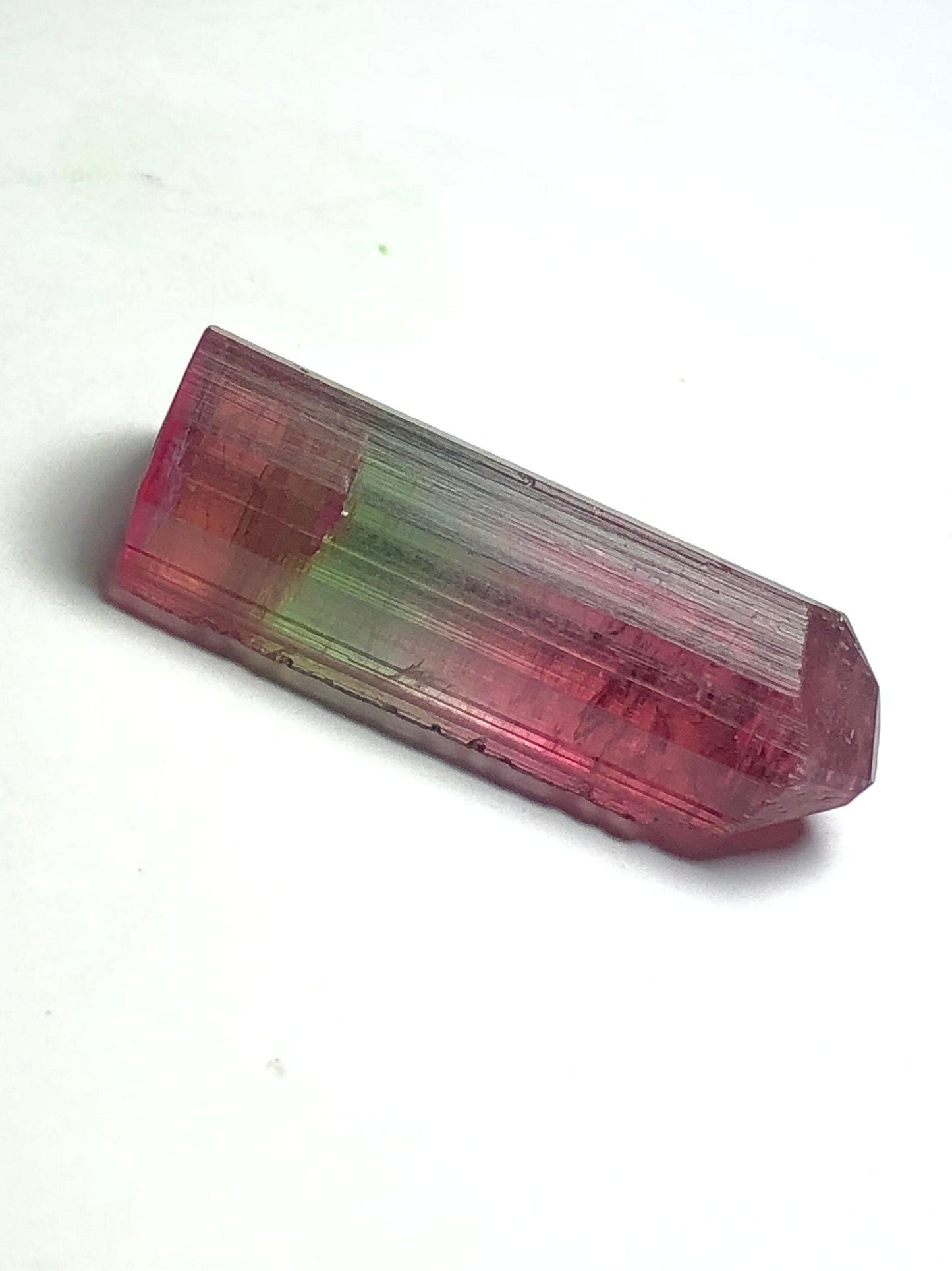 Tri Colour Tourmaline Crystal 11.60 g - Terminated Afghan Collector Stone