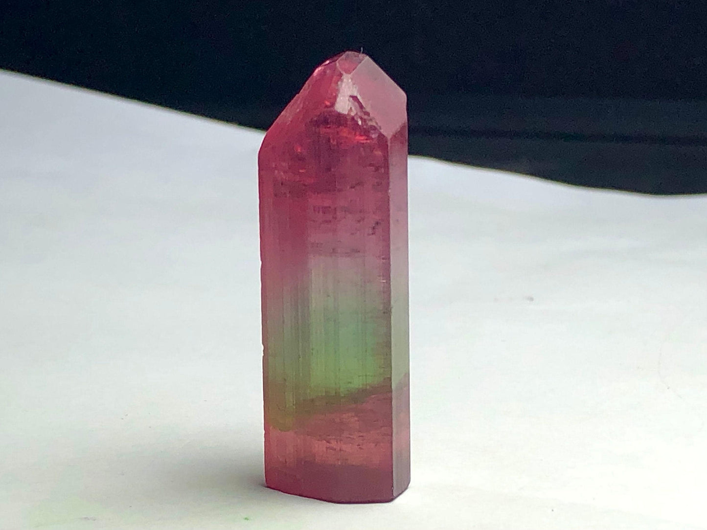 Tri Colour Tourmaline Crystal 11.60 g - Terminated Afghan Collector Stone
