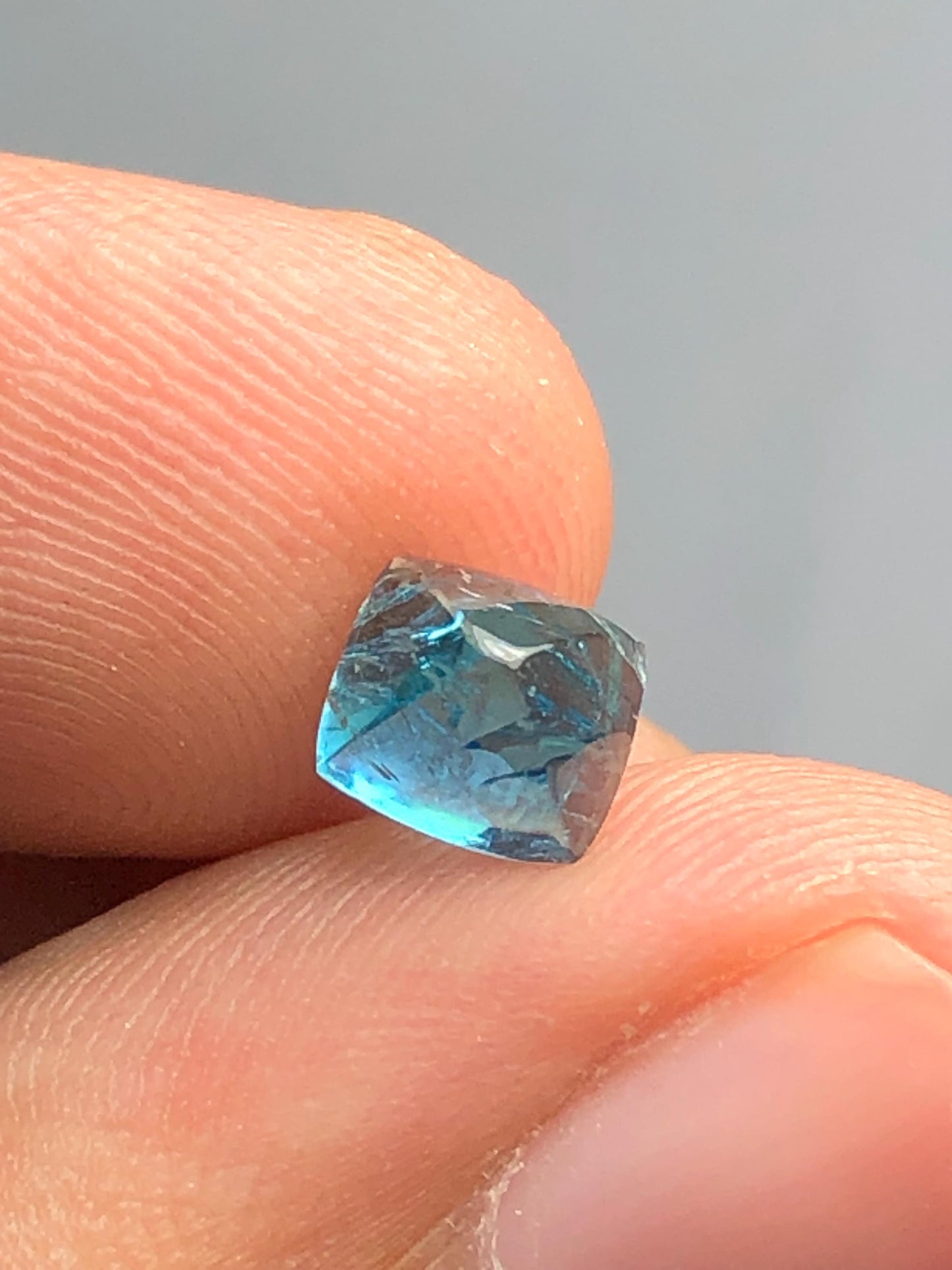 Neon Blue Tourmaline Cabochon 1.20 ct - Sugar Loaf Cut for Fine Jewelry