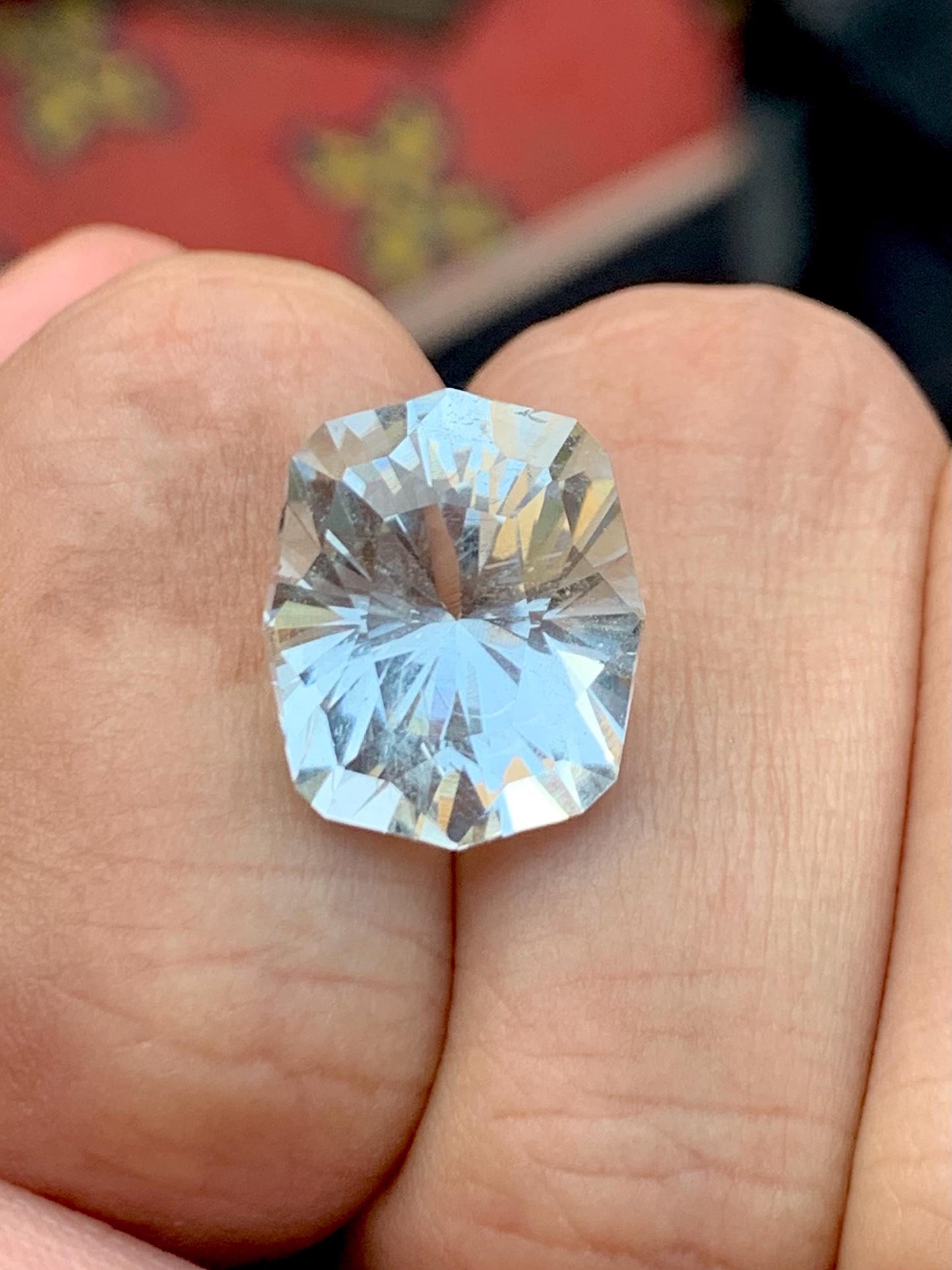 Aquamarine Faceted 11.25 ct - Unique Cut from Pakistan Nagar Mine