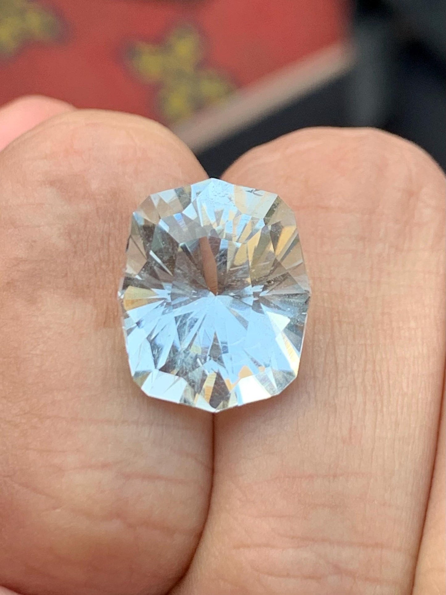 Aquamarine Faceted 11.25 ct - Unique Cut from Pakistan Nagar Mine