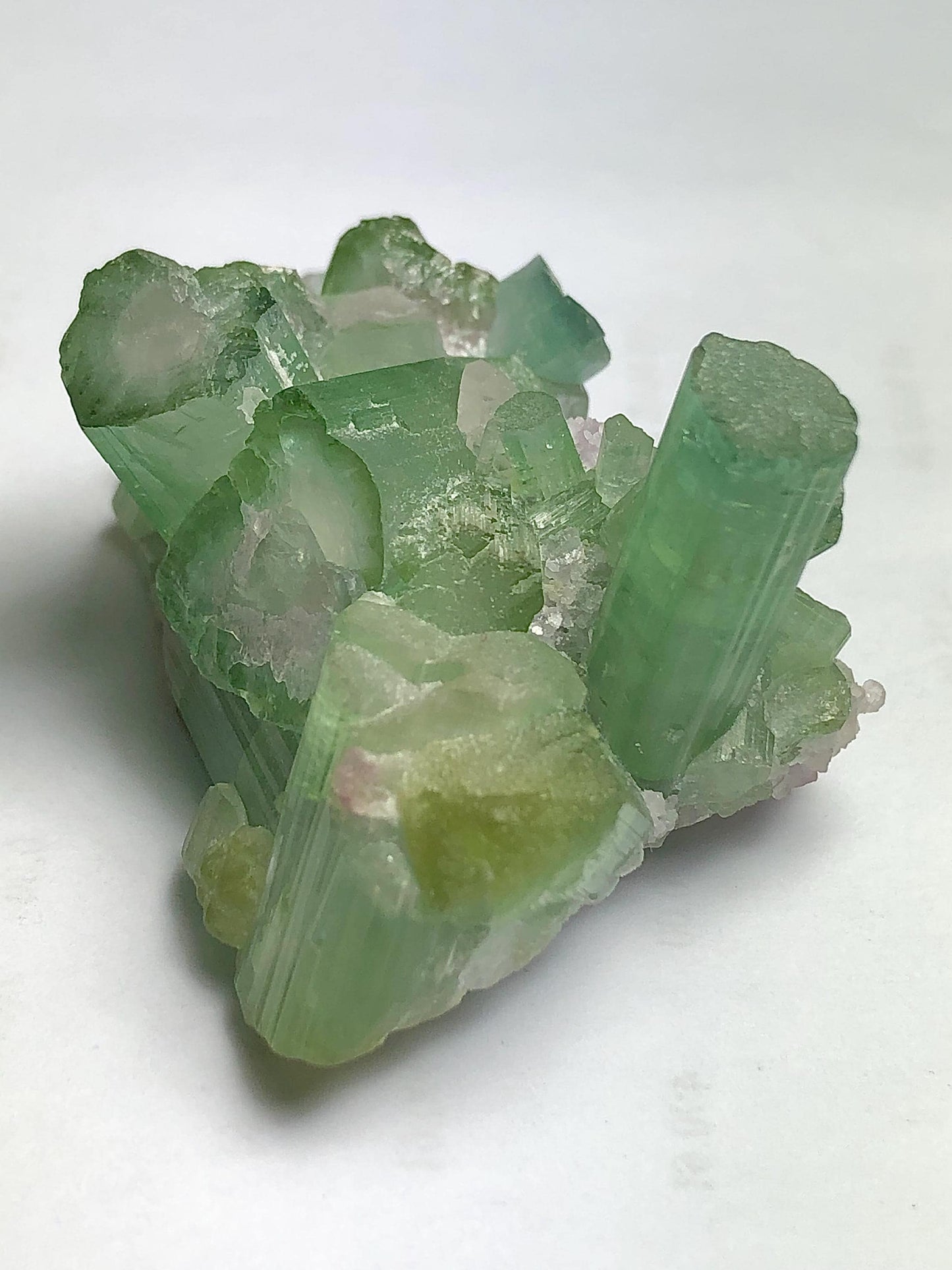 Green Tourmaline Crystal Specimen 48 g - Unique Afghan Mineral