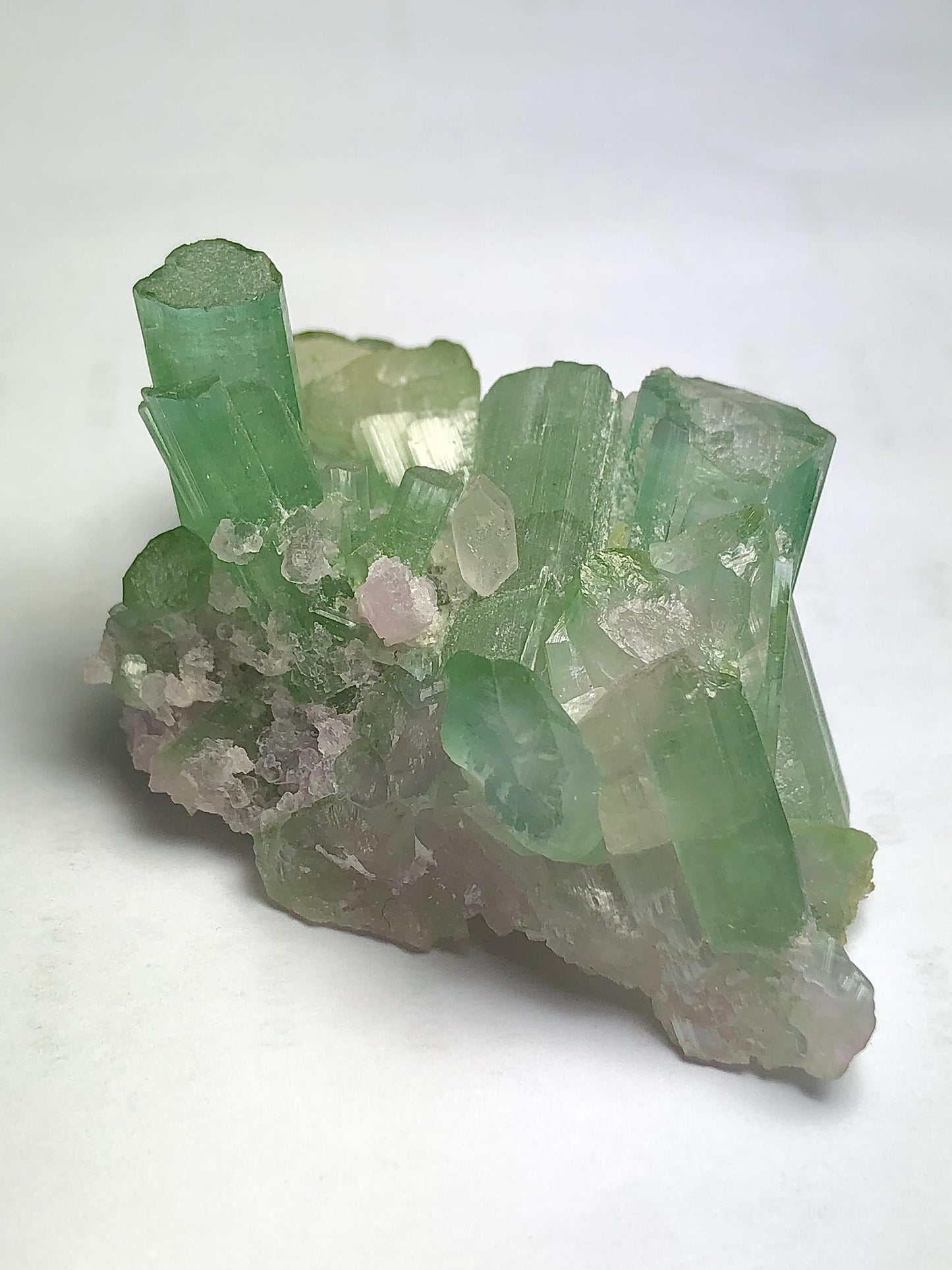 Green Tourmaline Crystal Specimen 48 g - Unique Afghan Mineral
