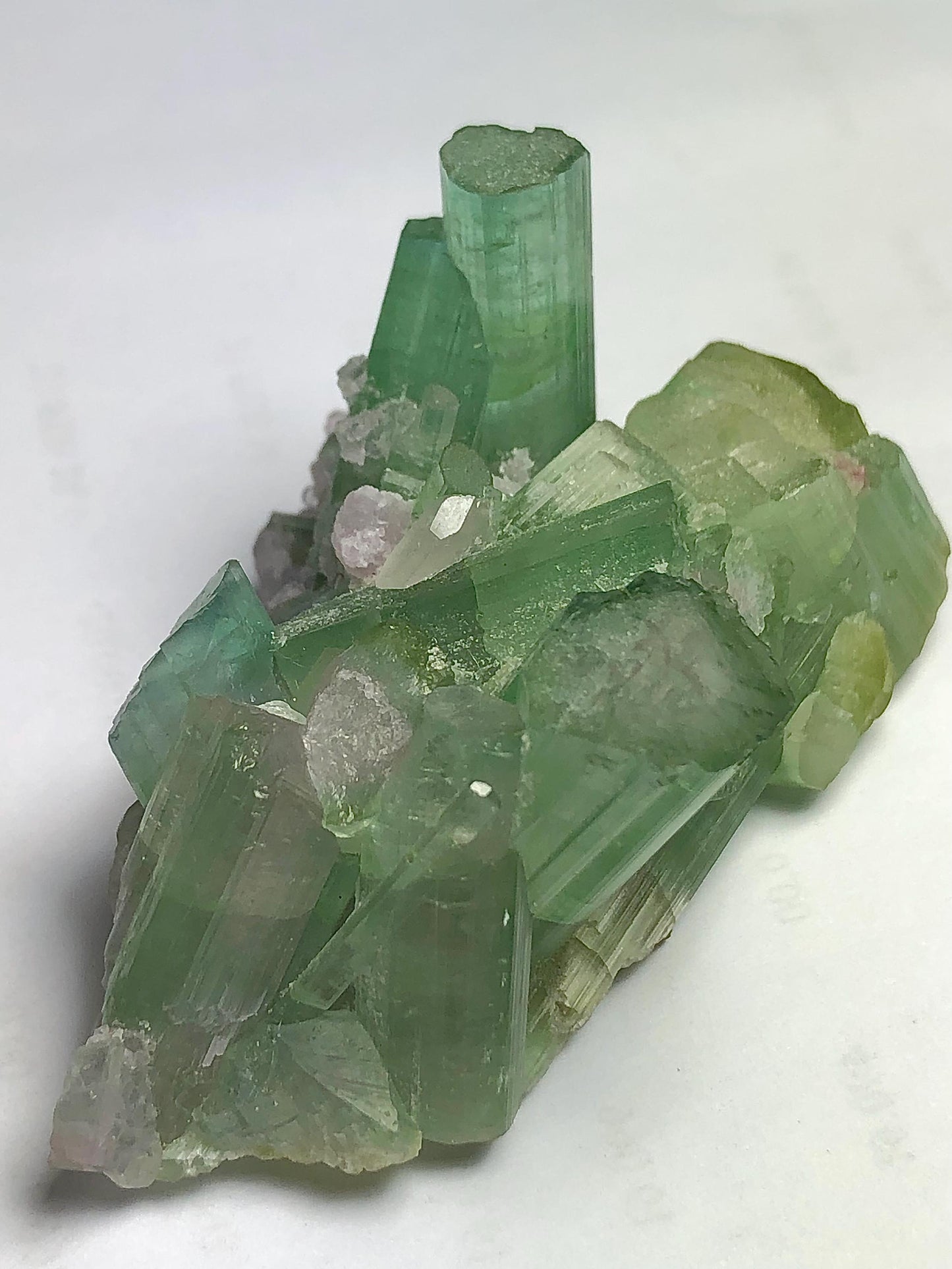 Green Tourmaline Crystal Specimen 48 g - Unique Afghan Mineral