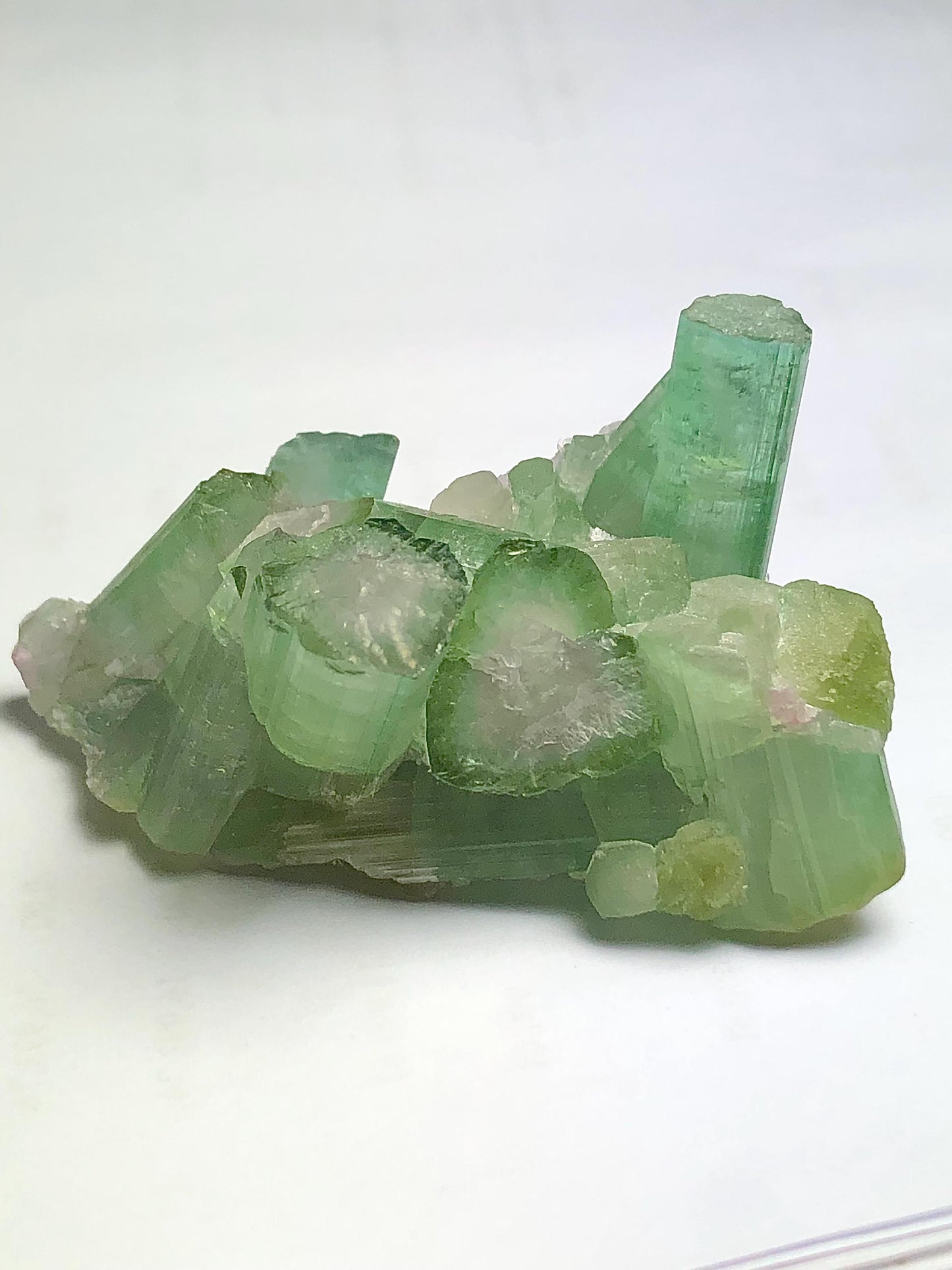 Green Tourmaline Crystal Specimen 48 g - Unique Afghan Mineral