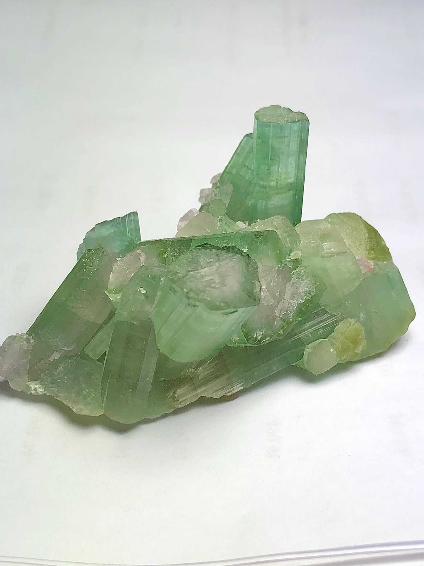 Green Tourmaline Crystal Specimen 48 g - Unique Afghan Mineral
