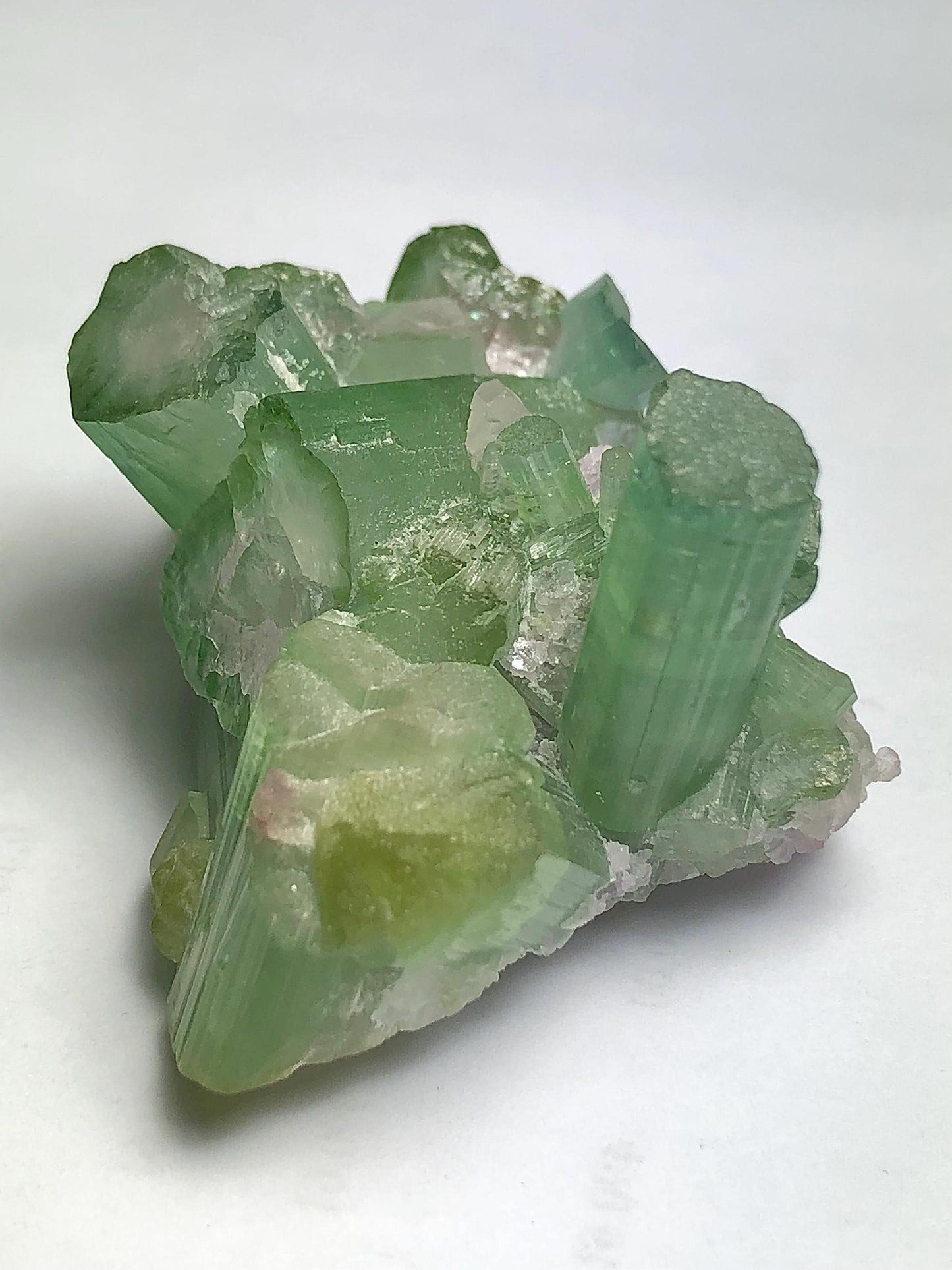 Green Tourmaline Crystal Specimen 48 g - Unique Afghan Mineral