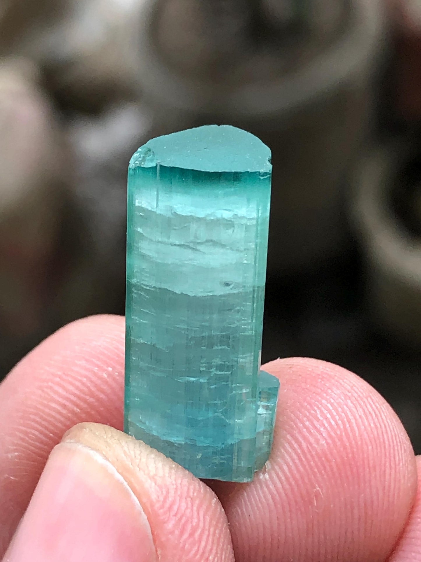 Bi Colour Tourmaline Crystal 18.60 ct - Natural Afghan Specimen