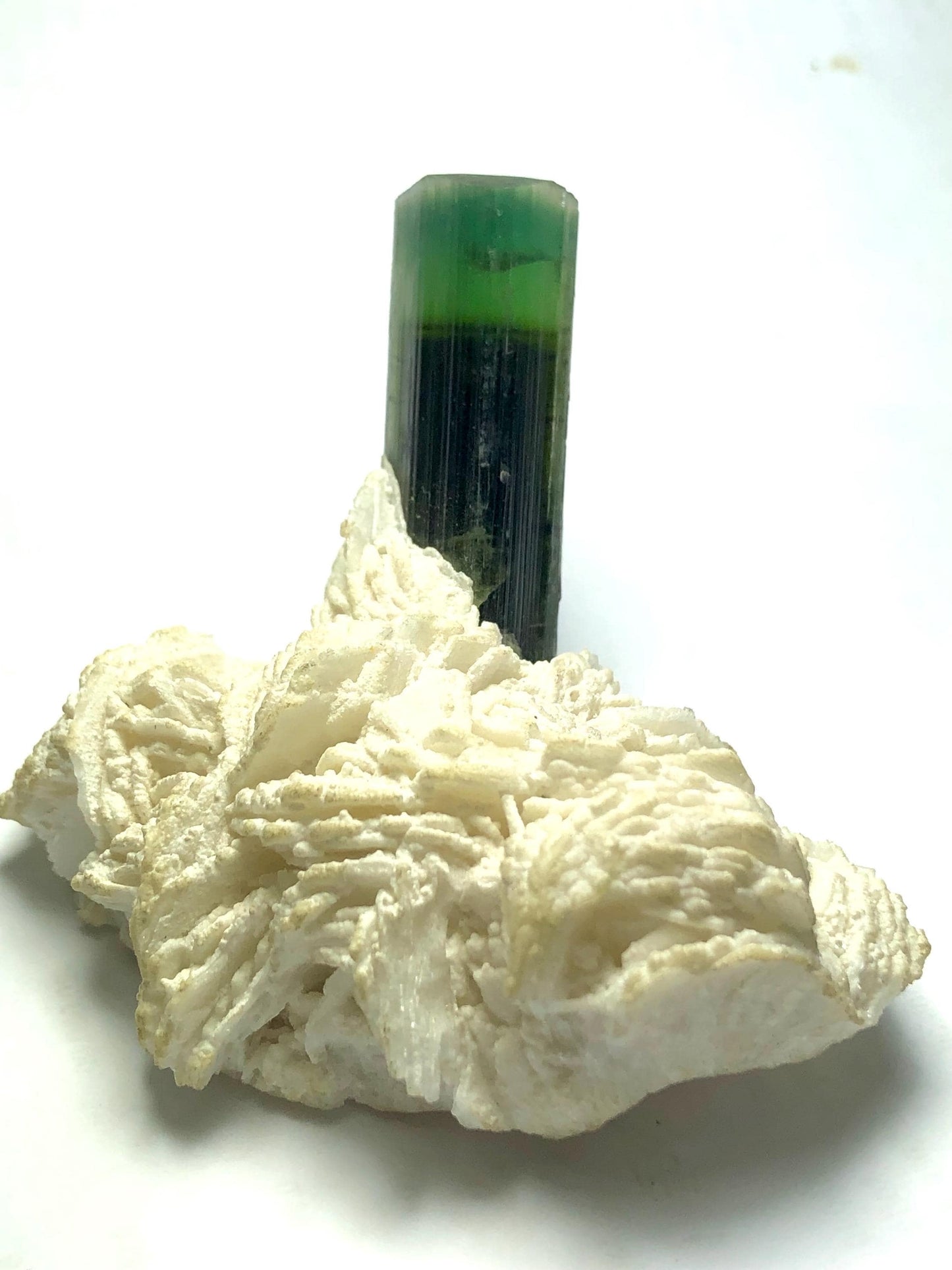 Bi Colour Tourmaline Specimen 109 g – Rare Display Piece from Afghanistan