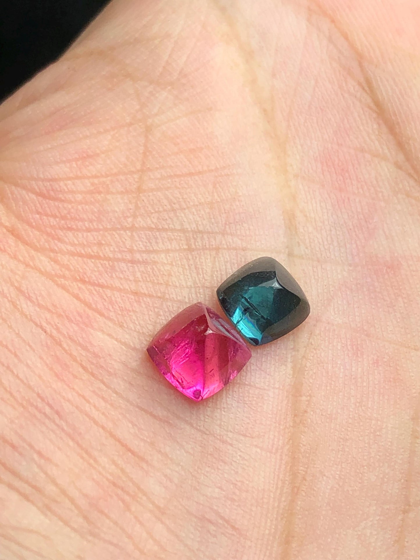Blue Pink Tourmaline Cabochon 2.50 ct – Polished Gem for Jewelry Making