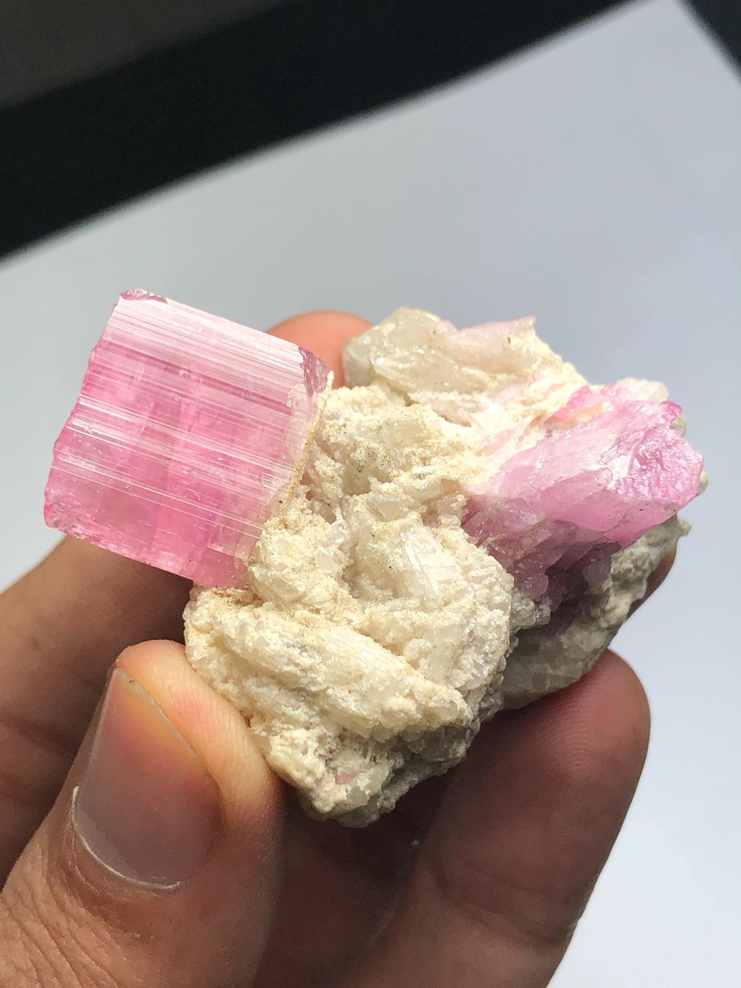 Rose Pink Tourmaline Specimen 41 g – Collector Mineral Piece