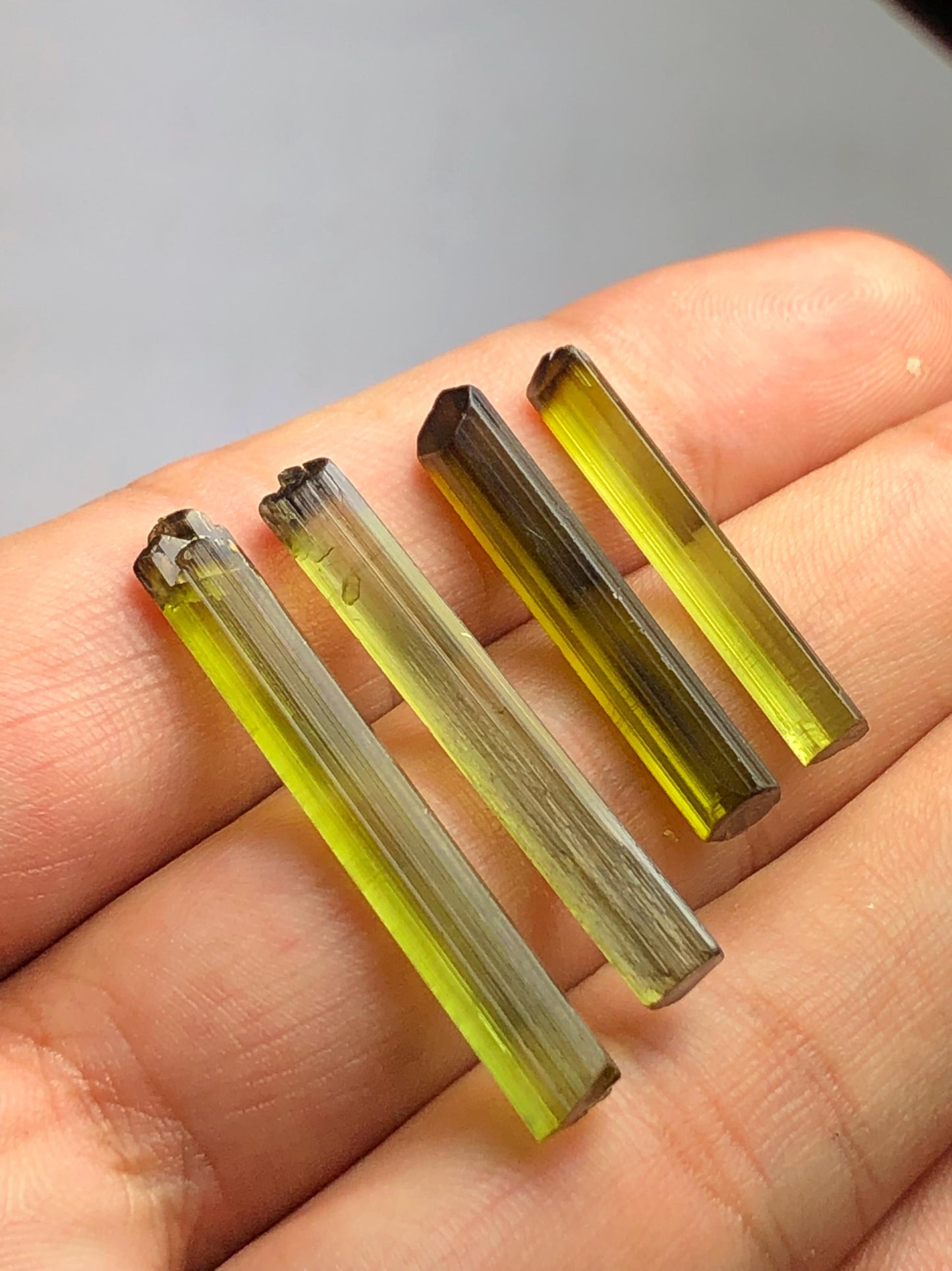 Olive Green Tourmaline Crystals 28.95 ct – Natural Collector Pieces