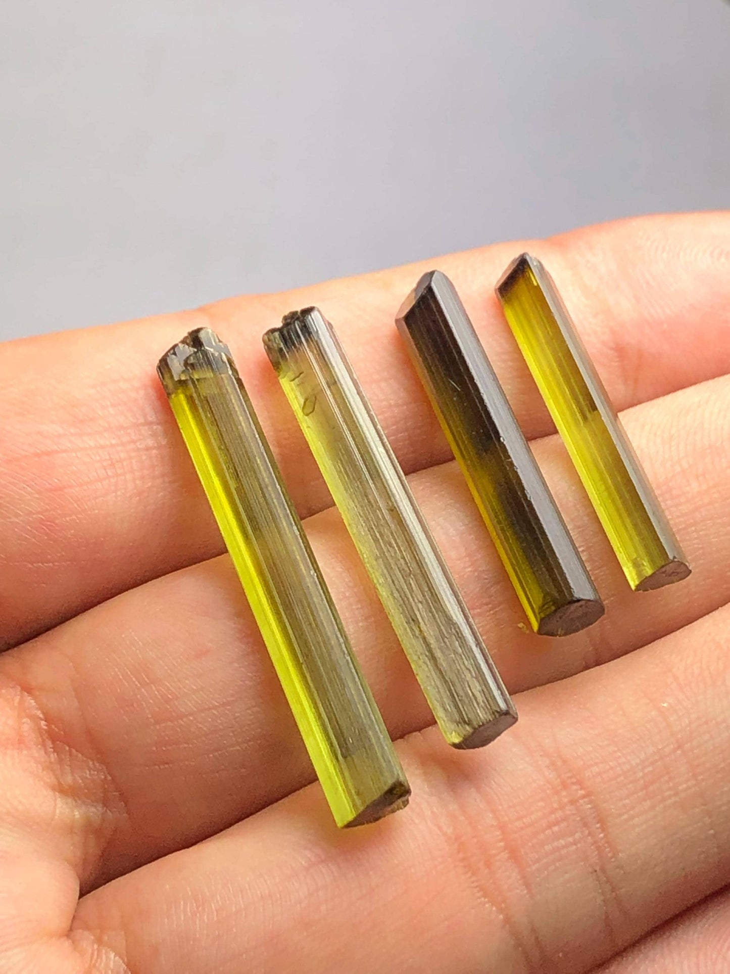 Olive Green Tourmaline Crystals 28.95 ct – Natural Collector Pieces