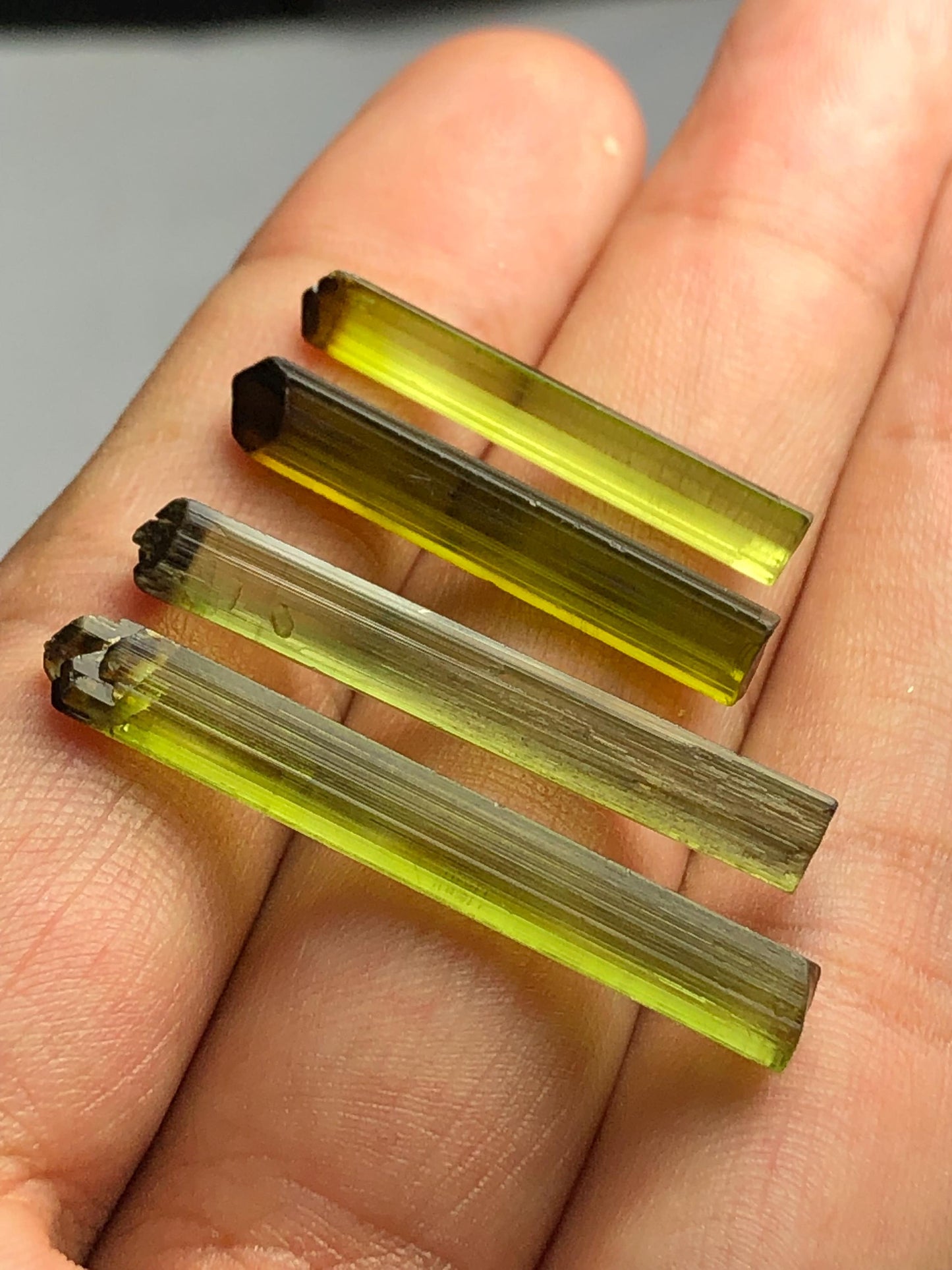 Olive Green Tourmaline Crystals 28.95 ct – Natural Collector Pieces