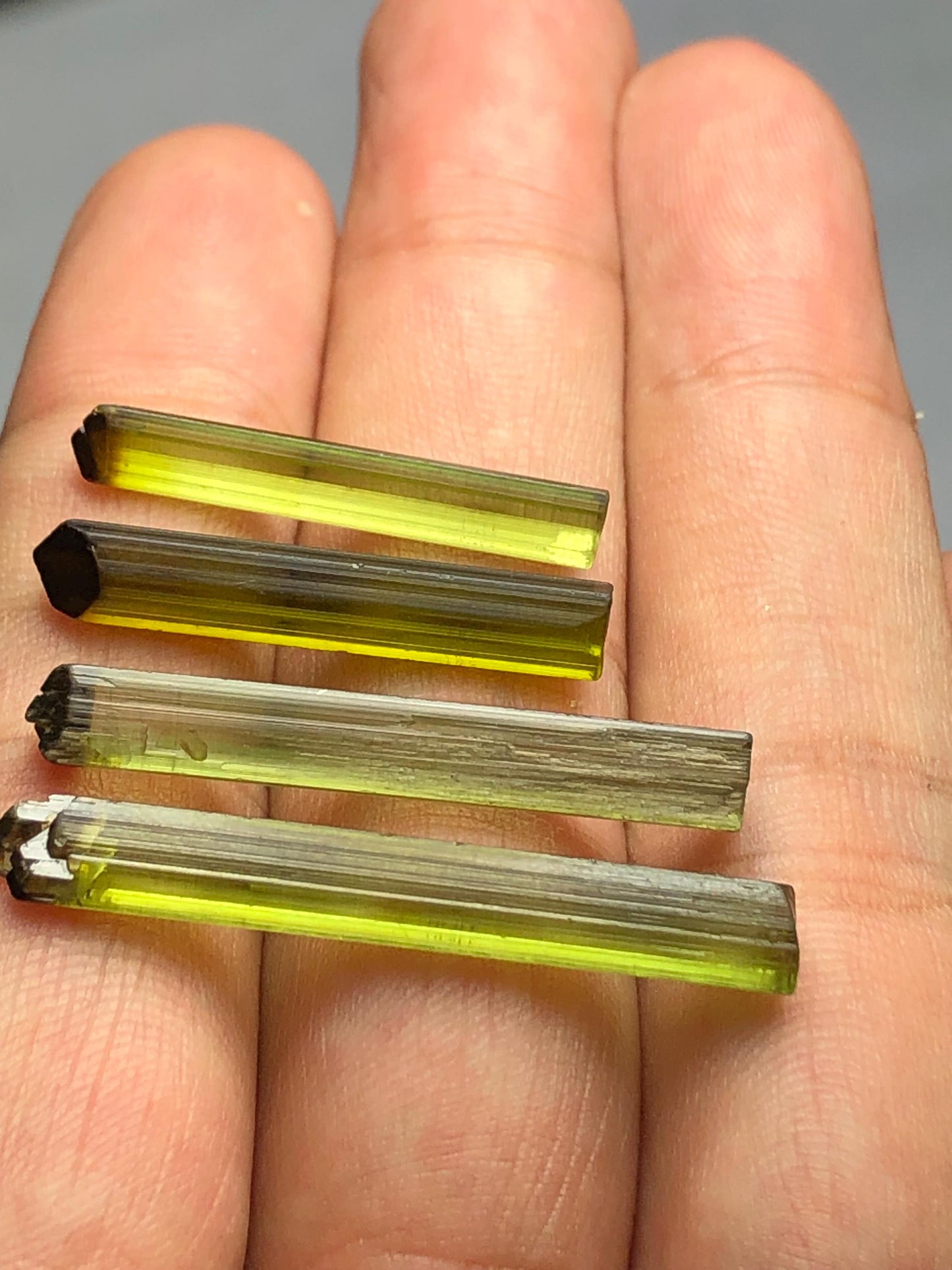 Olive Green Tourmaline Crystals 28.95 ct – Natural Collector Pieces