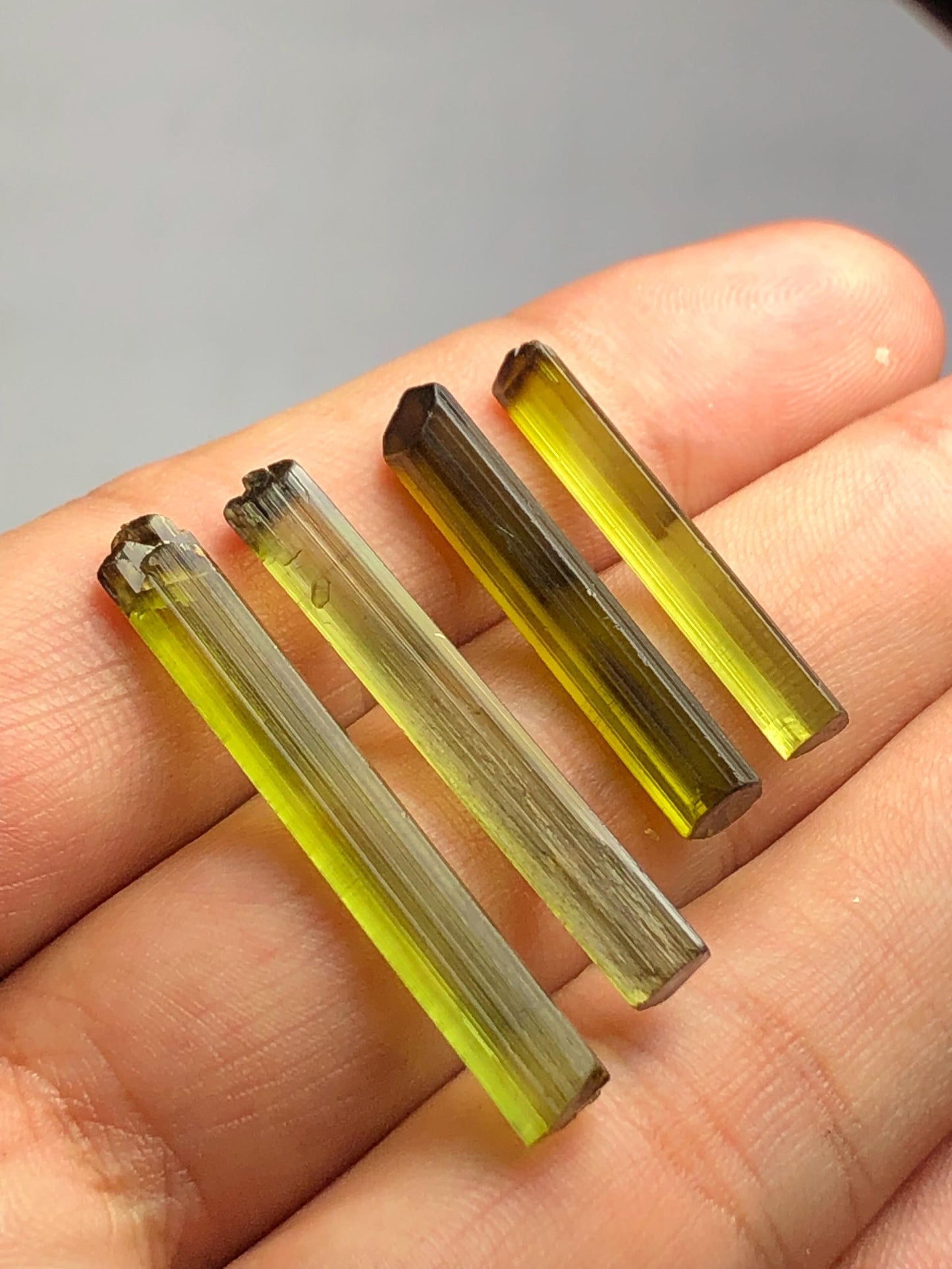 Olive Green Tourmaline Crystals 28.95 ct – Natural Collector Pieces