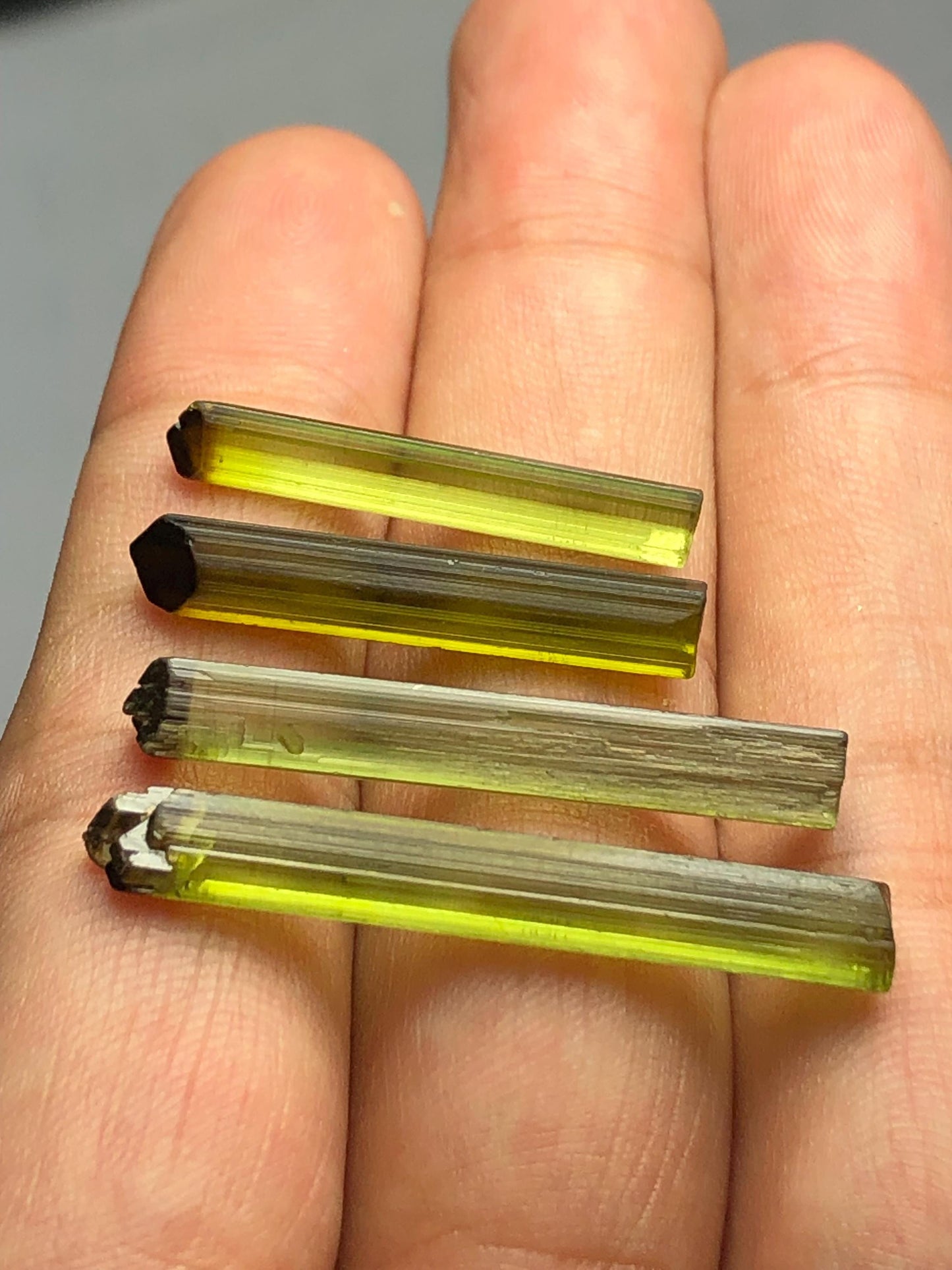 Olive Green Tourmaline Crystals 28.95 ct – Natural Collector Pieces