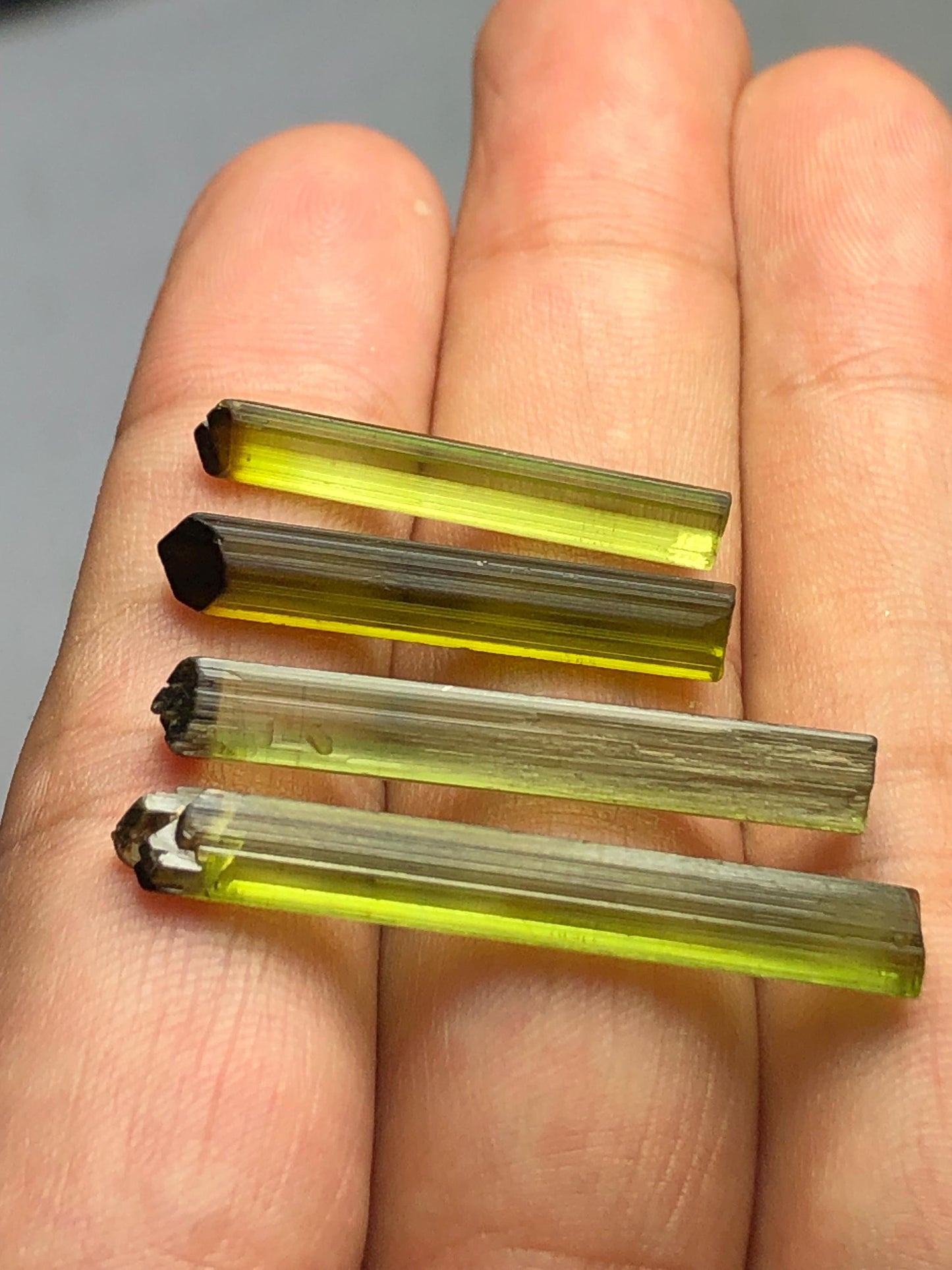 Olive Green Tourmaline Crystals 28.95 ct – Natural Collector Pieces