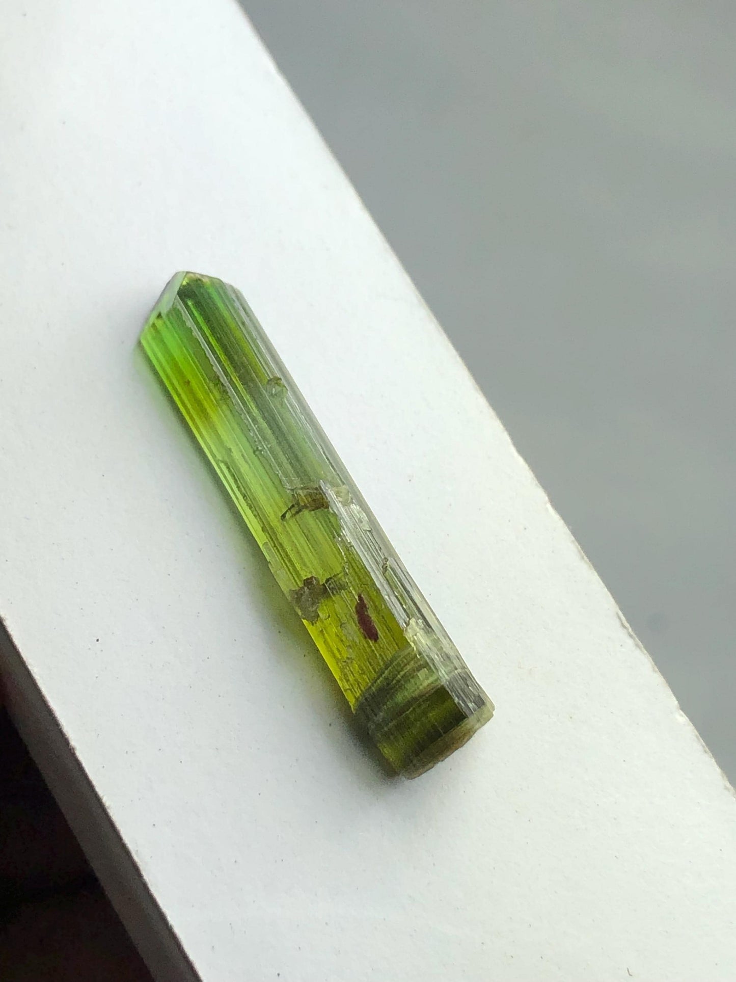 Green Tourmaline Crystal 13 ct – Terminated Afghan Collector Piece