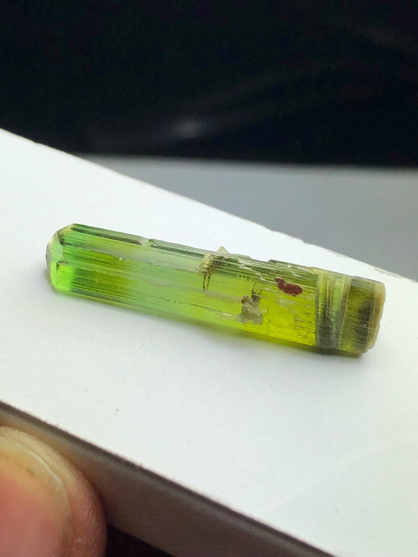 Green Tourmaline Crystal 13 ct – Terminated Afghan Collector Piece