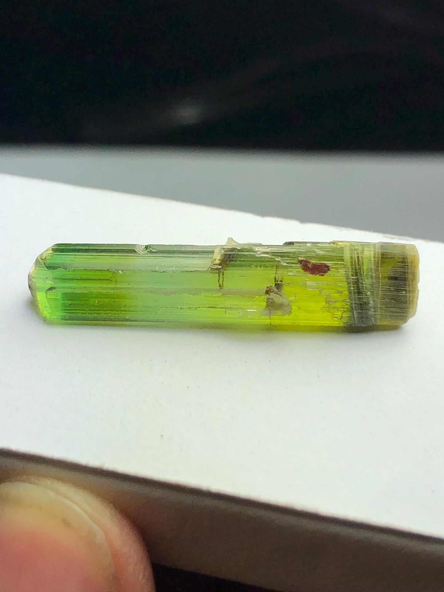 Green Tourmaline Crystal 13 ct – Terminated Afghan Collector Piece