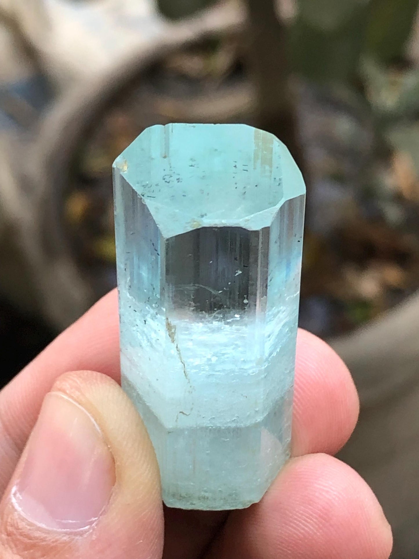 Aquamarine Crystal 20 g - Terminated Natural Specimen from Pakistan