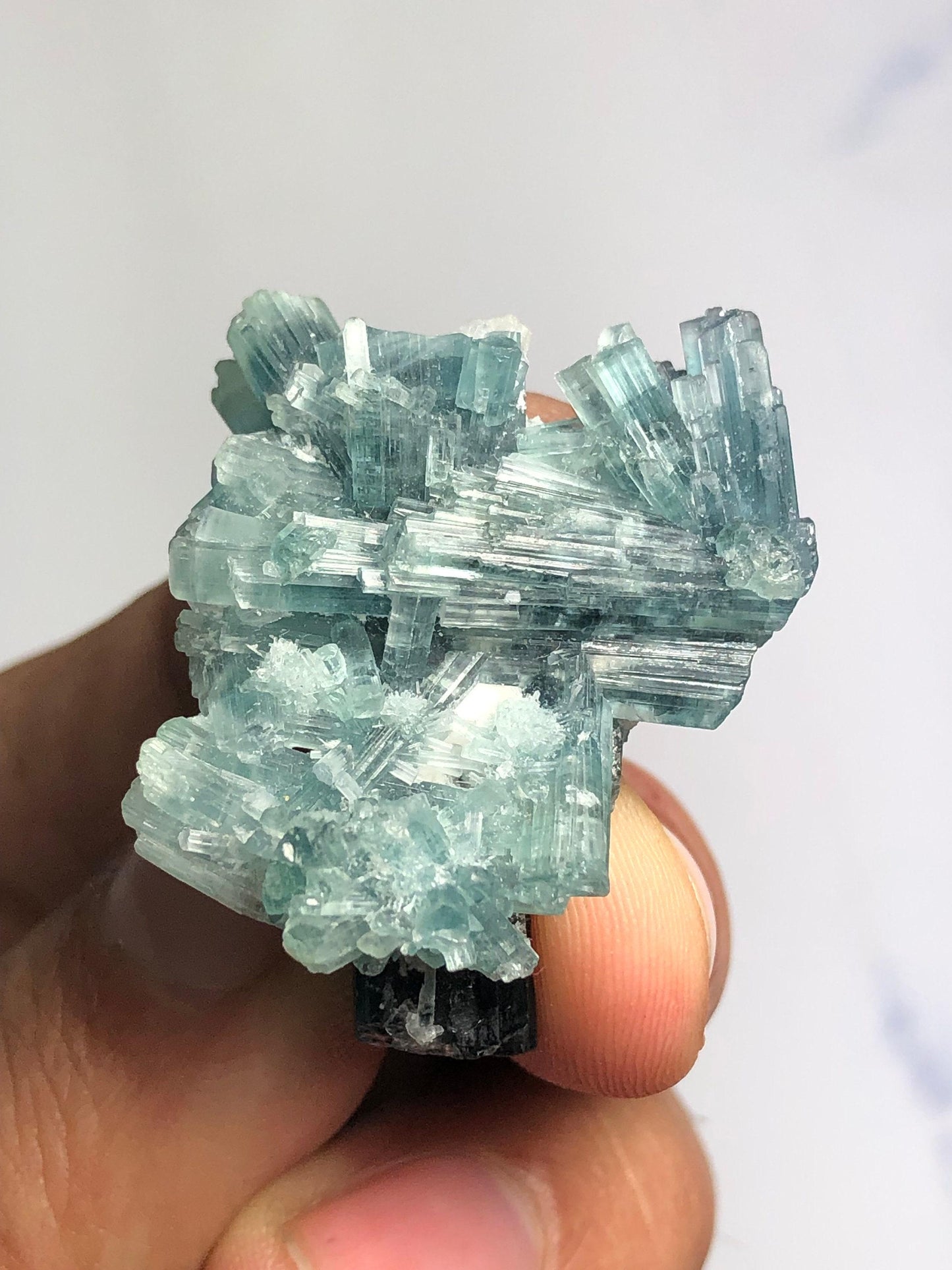 Indicolite Tourmaline Crystal 54 ct - Afghan Collector’s Mineral Cluster